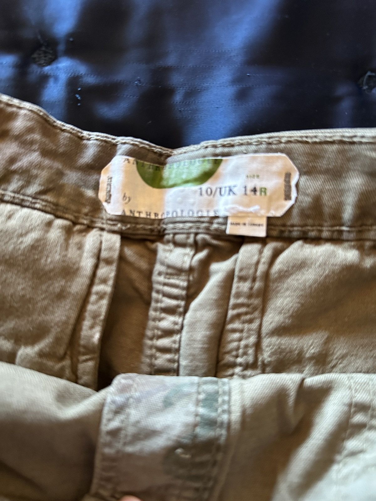 Anthropologie Camo Army Mini Skirt Size 32" / US 10 / IT 46 - 6 Thumbnail