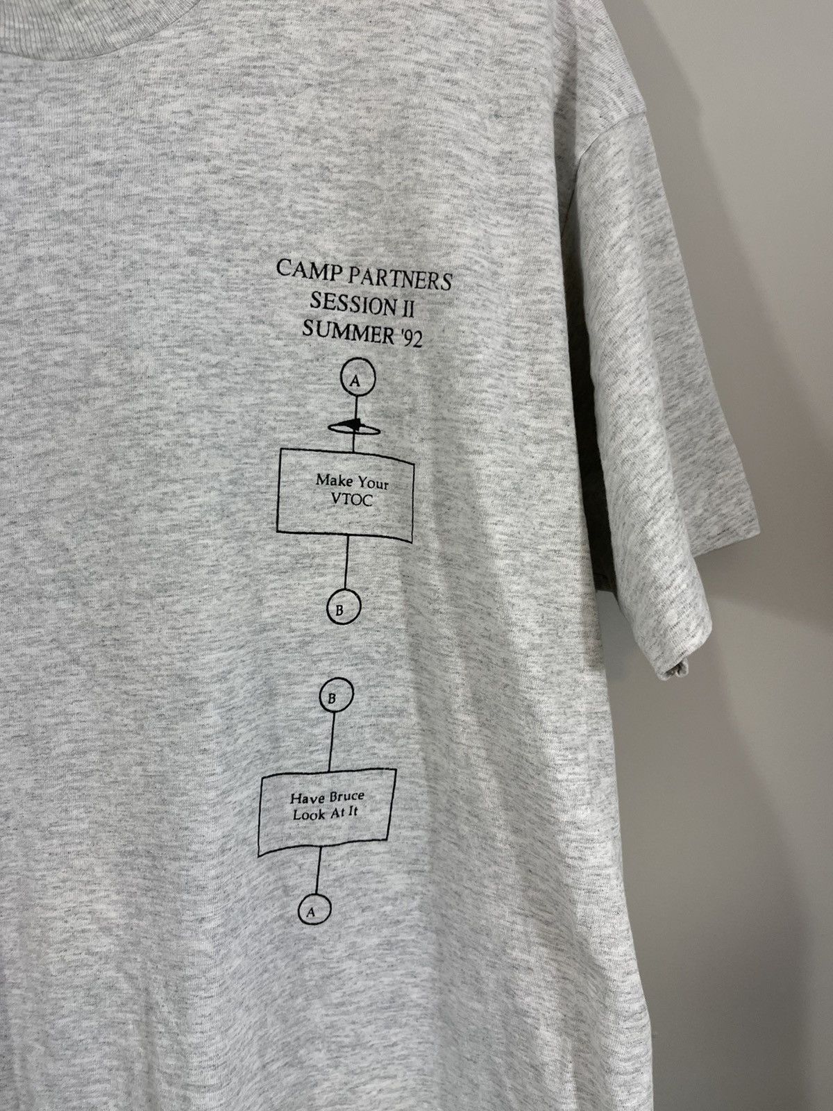 Vintage Distressed 1992 Single Stitch Camp Tee Size US XL / EU 56 / 4 - 5 Thumbnail