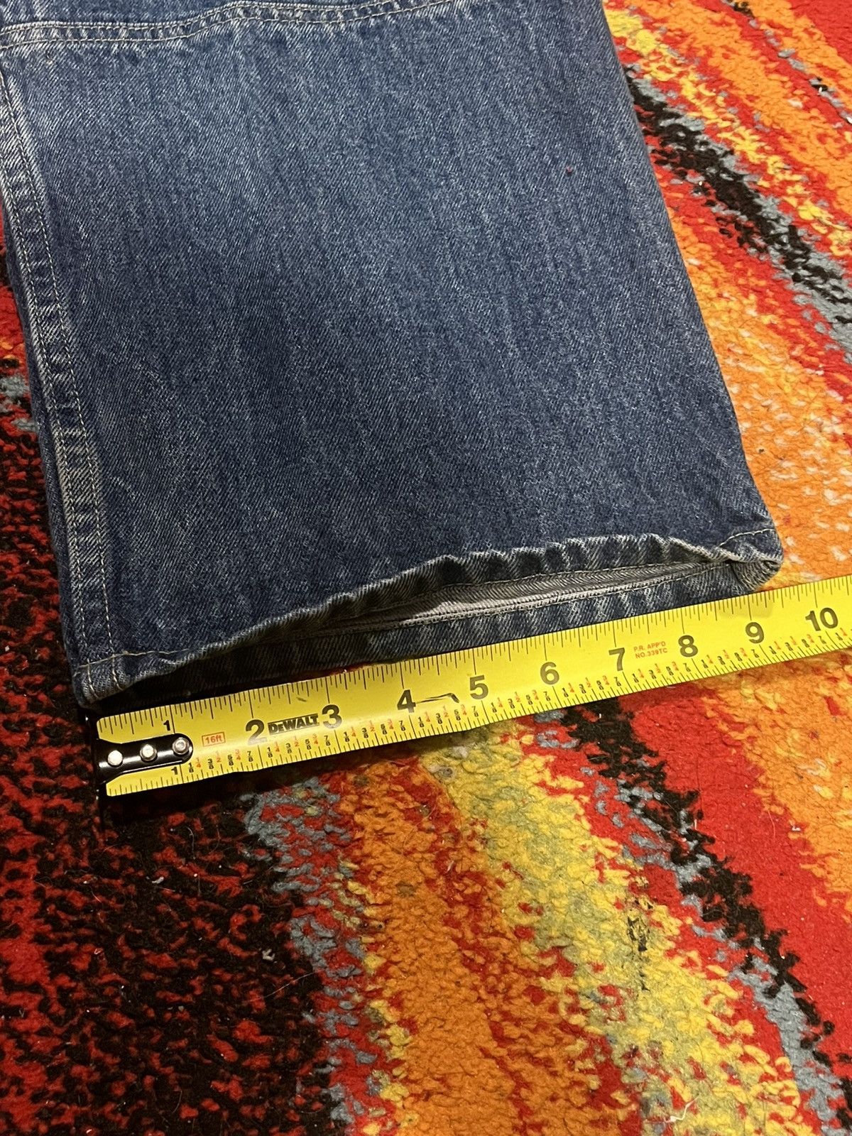 Vintage Vintage 90’s PurePlayaz Double Knees 34x32 Dark Wash Skaters Size US 34 / EU 50 - 8 Thumbnail