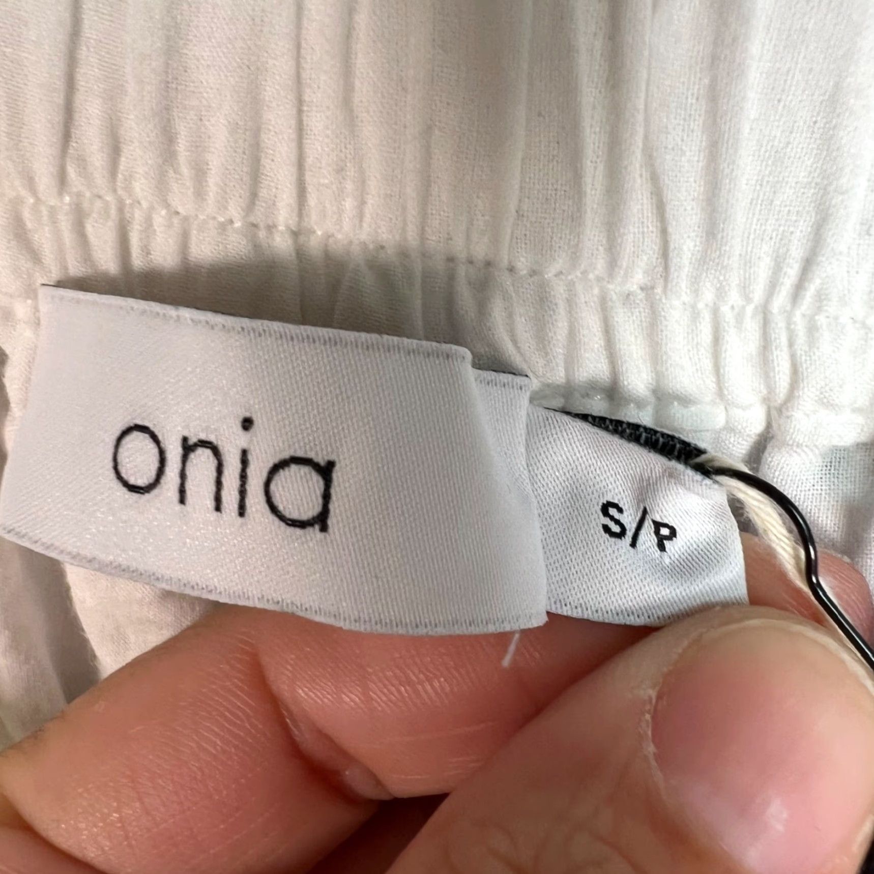 Onia Onia Womens PS White Embroidered Eyelet Pull-On Shorts Bermuda New with Tags Size 28" / US 6 / IT 42 - 4 Thumbnail
