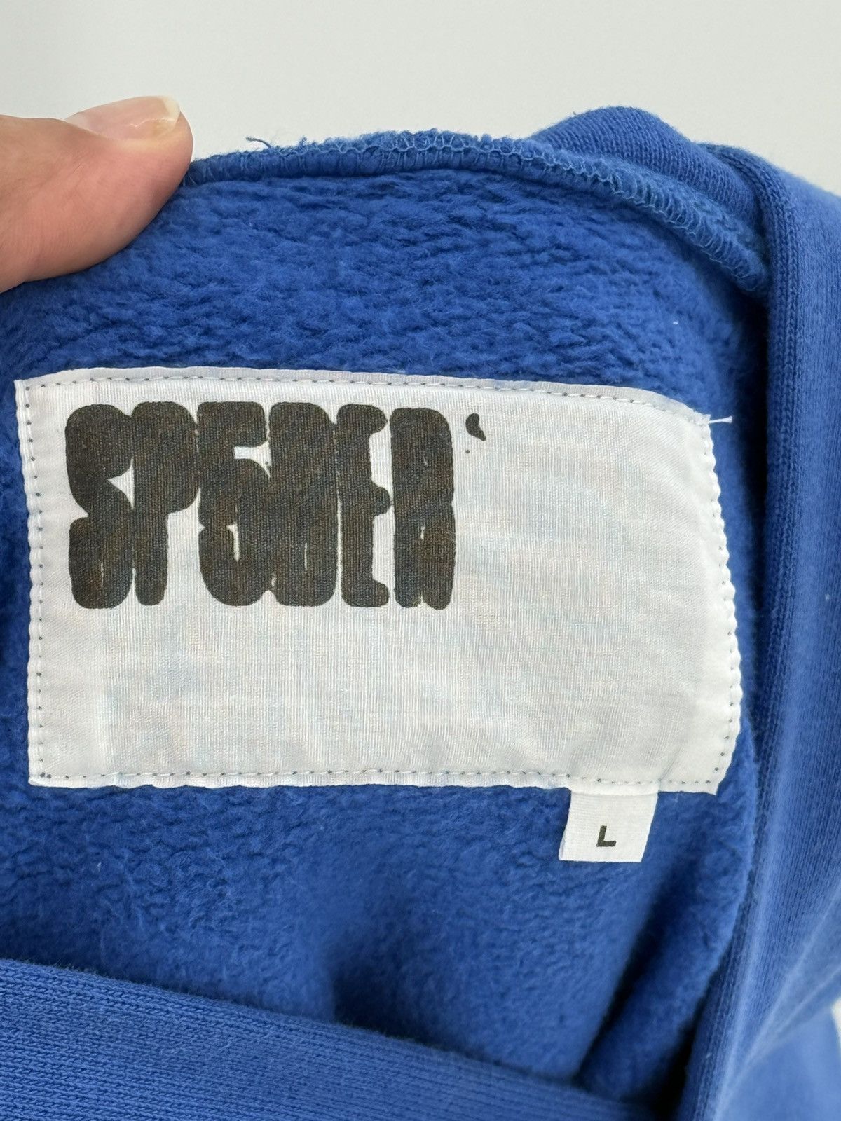 Sp5der SP5DER Beluga Hoodie TC Blue Pullover Mens Size L Size US L / EU 52-54 / 3 - 15 Thumbnail