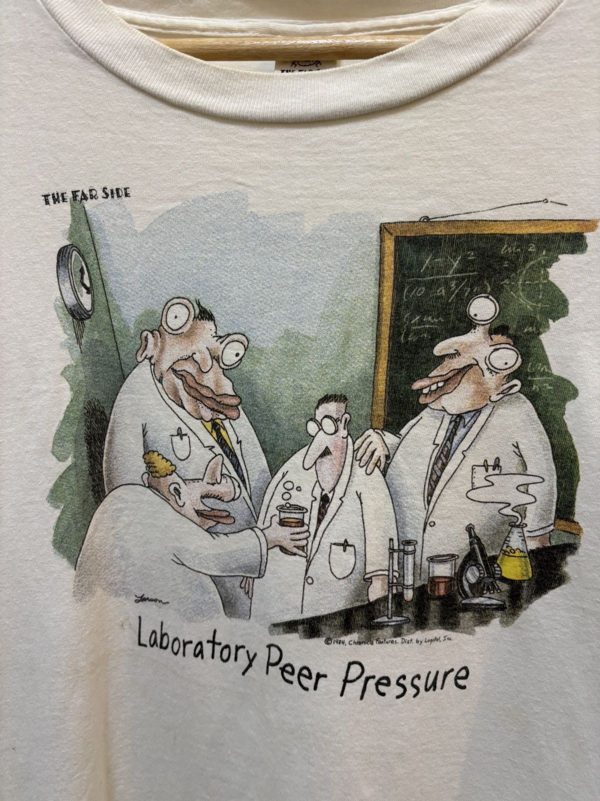 Other Vintage 90's The Far Side Laboratory Peer Pressure Size US L / EU 52-54 / 3 - 3 Thumbnail