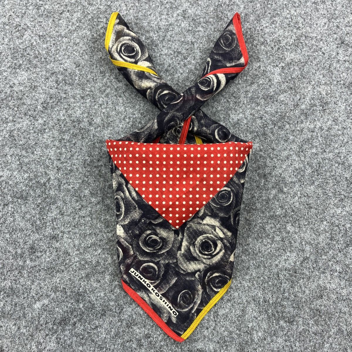 Japanese Brand × Mr. Junko × Vintage Junko Koshino Handkerchief / Bandana / Neckerchief B645 Size ONE SIZE - 3 Thumbnail