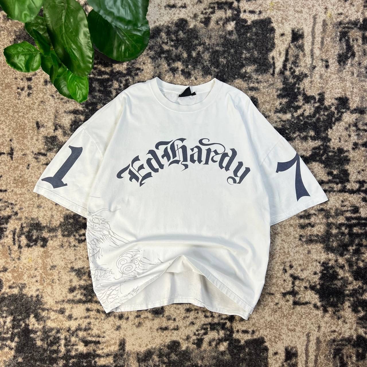 Ed Hardy Ed Hardy x Urban Outfitters Big Logo Japanese T-Shirt 1TS100 Size US XL / EU 56 / 4 - 2 Thumbnail