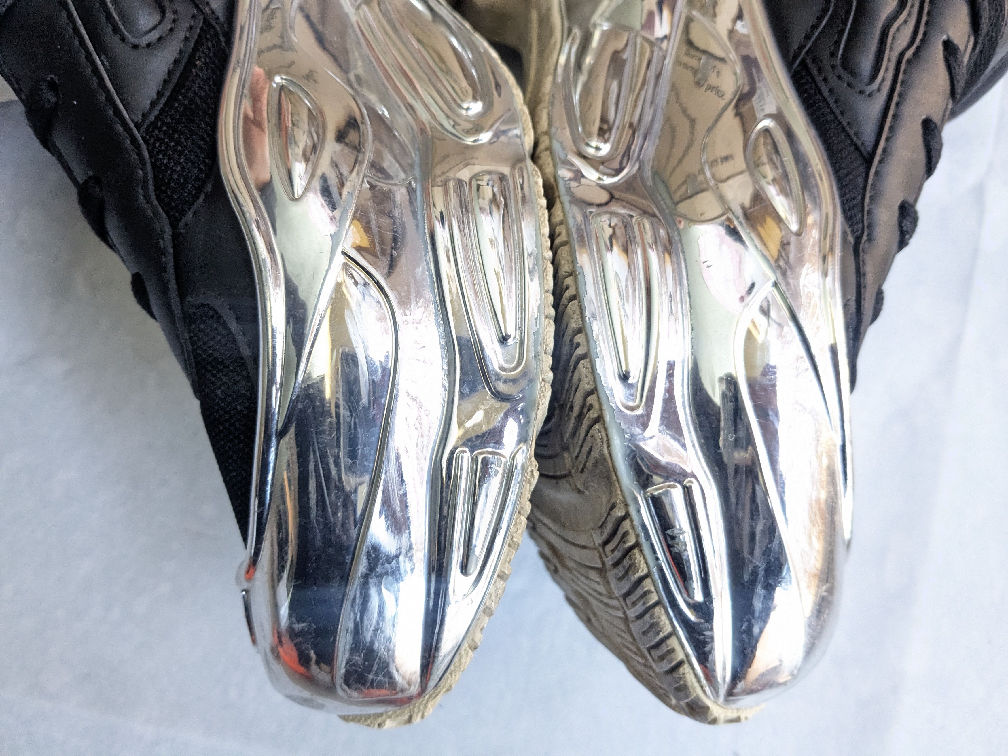 Raf Simons Adidas x Raf Simons Ozweego Mirrored Black Silver EE7944 Size US 9 / EU 42 - 12 Thumbnail