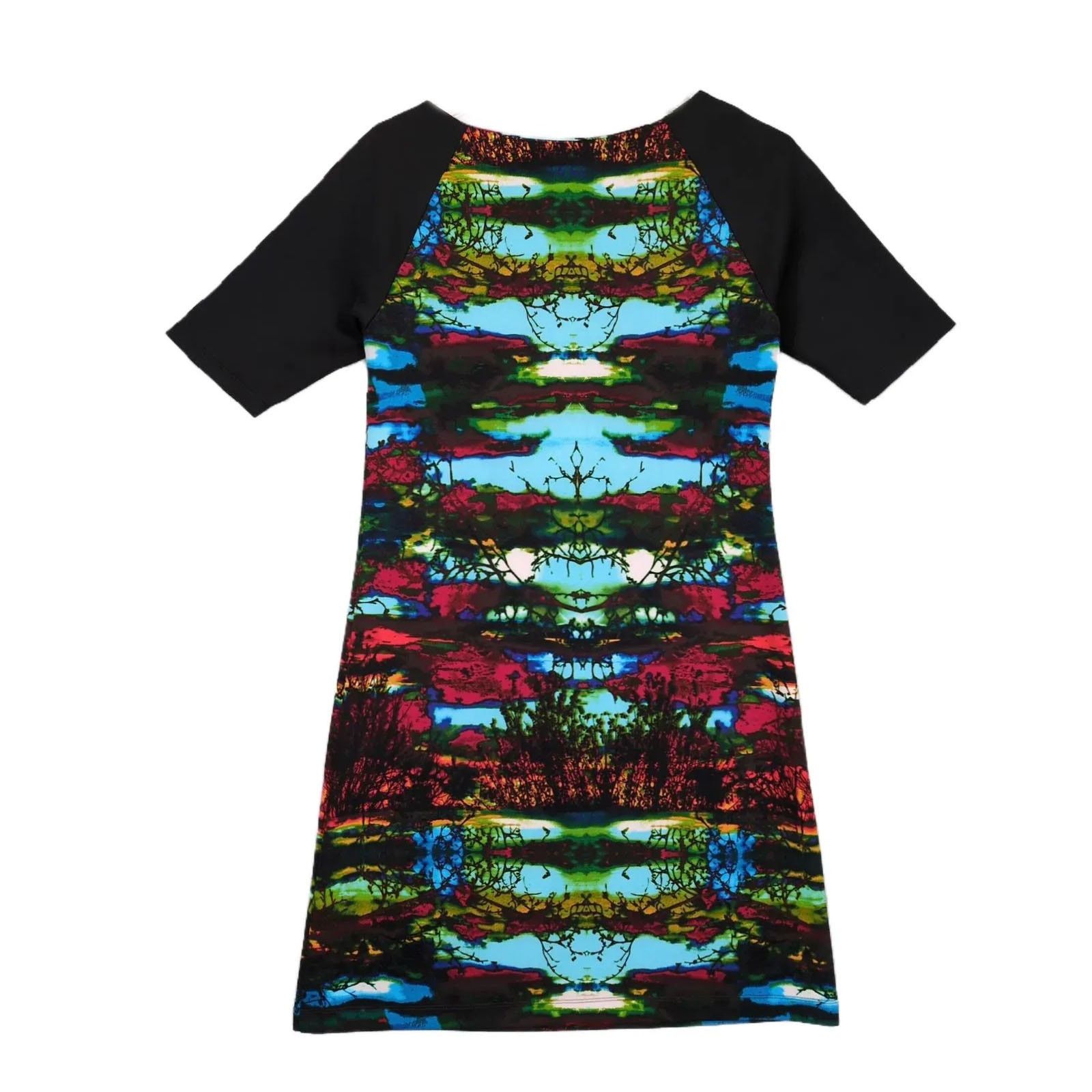 Other Chris McLaughlin Women's 4 Psychedelic Trees Bodycon Dress Size S / US 4 / IT 40 - 2 Thumbnail