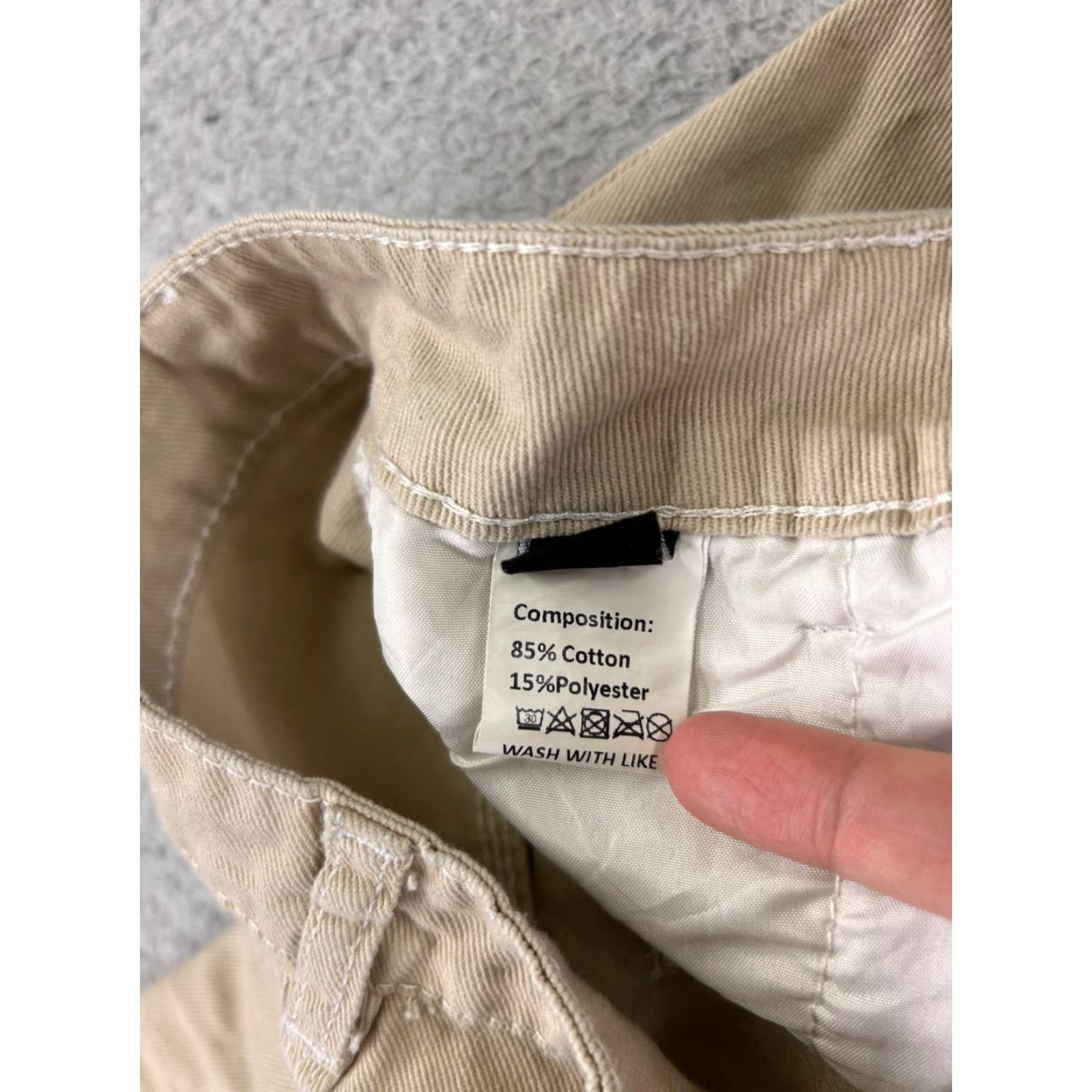 Vintage Wake Jeans Women's Jeans 26 Beige Pleated Wide Leg Relaxed Fit Distressed 90s Size 26" / US 2 / IT 38 - 7 Thumbnail