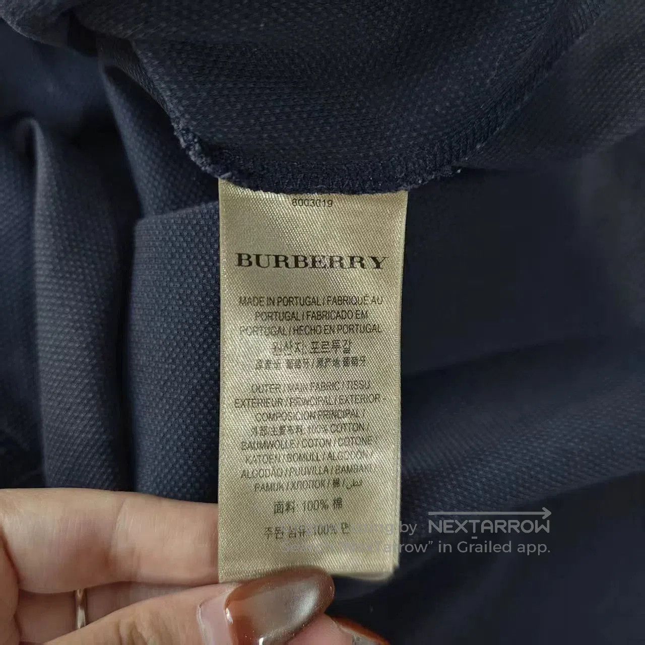 Burberry burberry long sleeve polo shirt in navy. Size US S / EU 44-46 / 1 - 7 Thumbnail