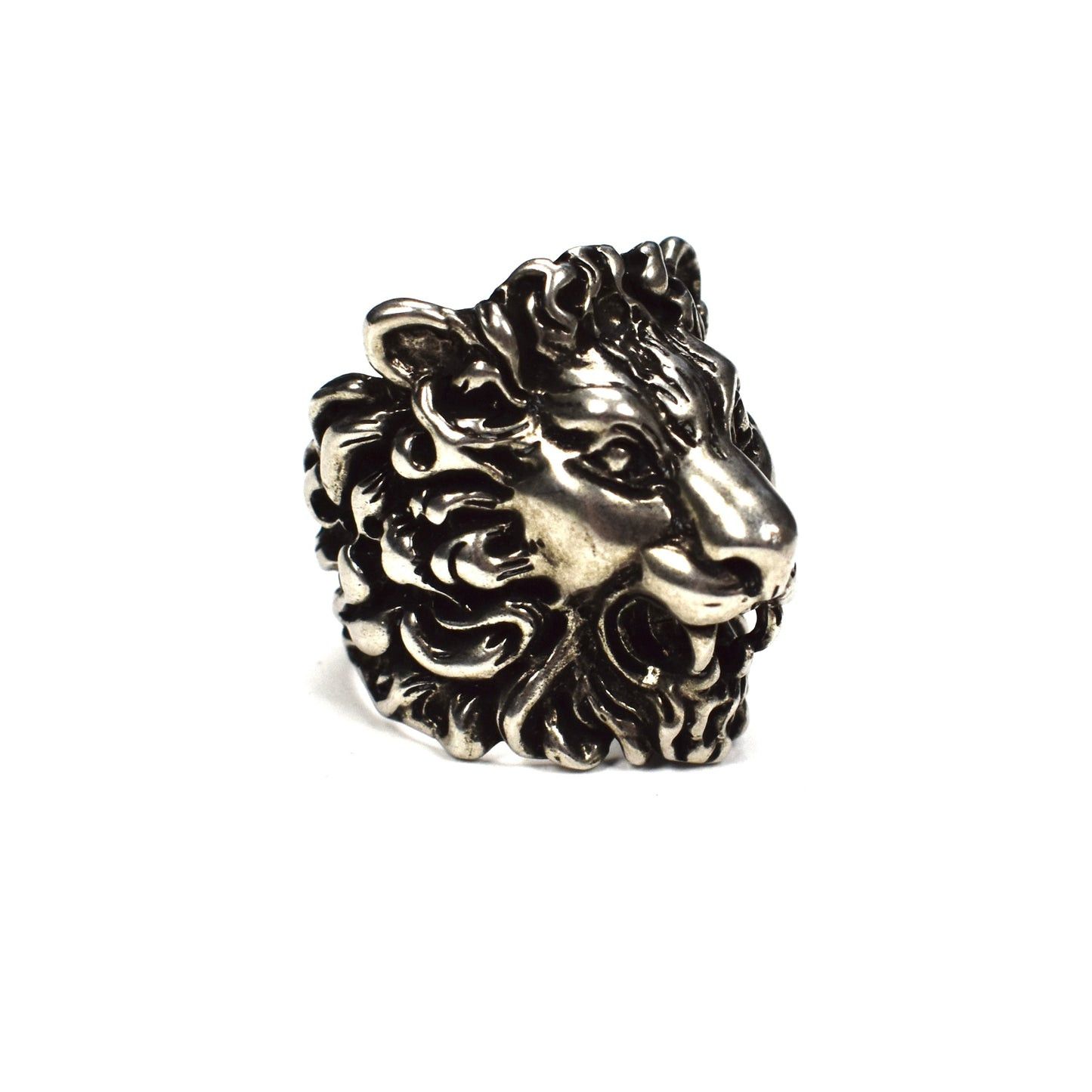 Gucci Gucci Silver Lion Ring Anger Forest Size ONE SIZE - 1 Thumbnail