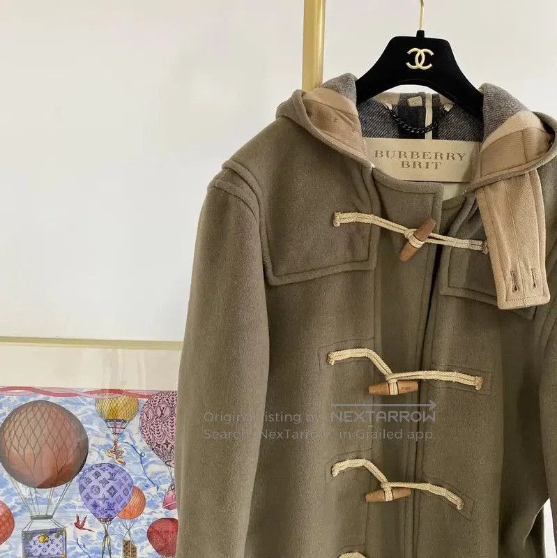 Burberry Burberry Mid-Length Wool Coat for Women. Size M / US 6-8 / IT 42-44 - 2 Thumbnail