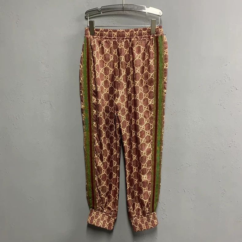 Gucci Gucci Size S GG pattern twill casual pants 2503-Nextarrow Size US 30 / EU 46 - 1 Thumbnail