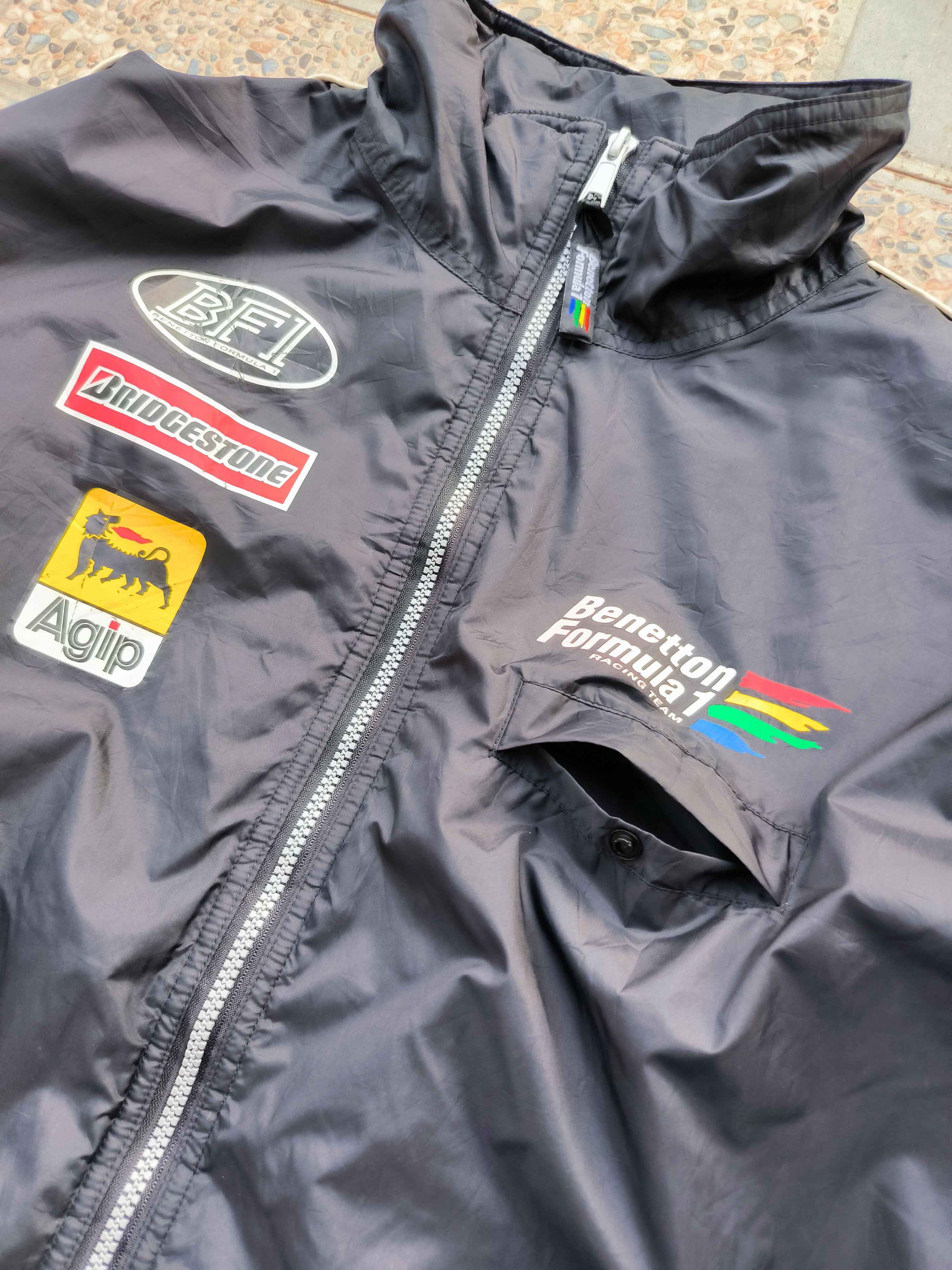 Benetton Vintage 1990s Benetton F1 Taped Jacket Size US XL / EU 56 / 4 - 2 Thumbnail