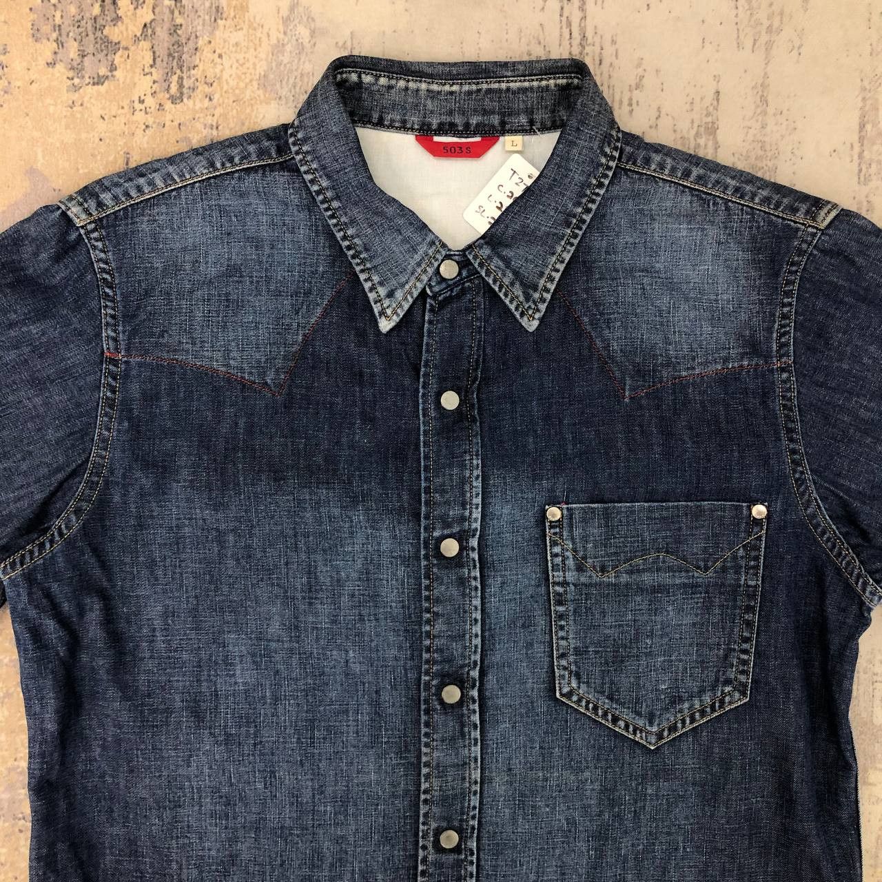 Edwin T279 EDWIN 503S WESTERN DENIM SHIRTS Size US M / EU 48-50 / 2 - 4 Thumbnail