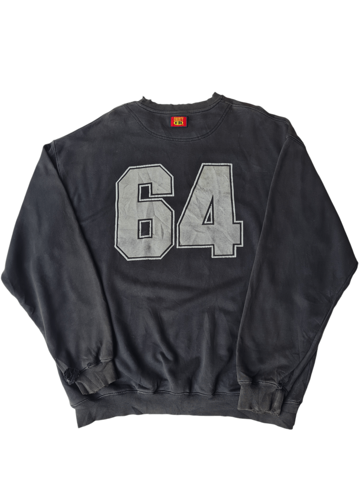 Vintage Vtg 2002 FB County Black Sweatshirt Size US XL / EU 56 / 4 - 3 Thumbnail