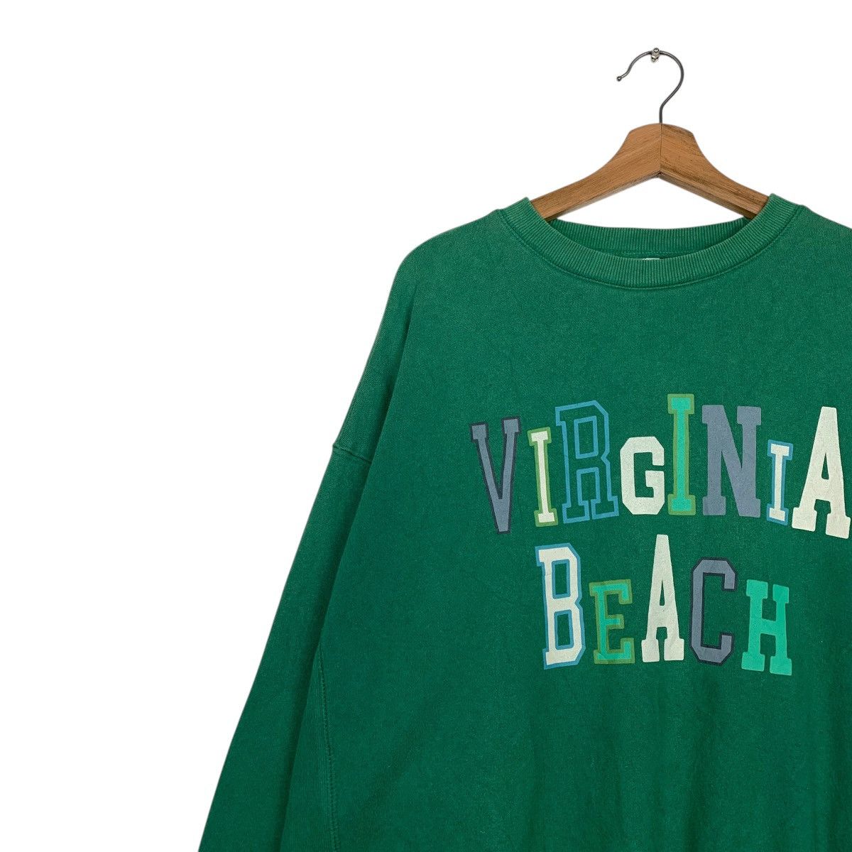 Japanese Brand Virginia Beach Crewneck Sweatshirt Size M / US 6-8 / IT 42-44 - 6 Thumbnail