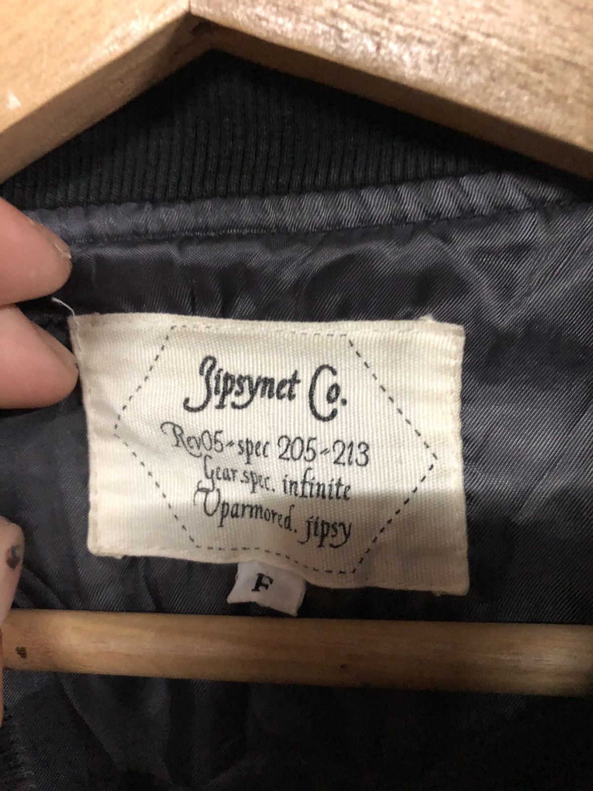 Japanese Brand Vintage y2k Jipsynet Bomber Jacket Size US L / EU 52-54 / 3 - 3 Thumbnail