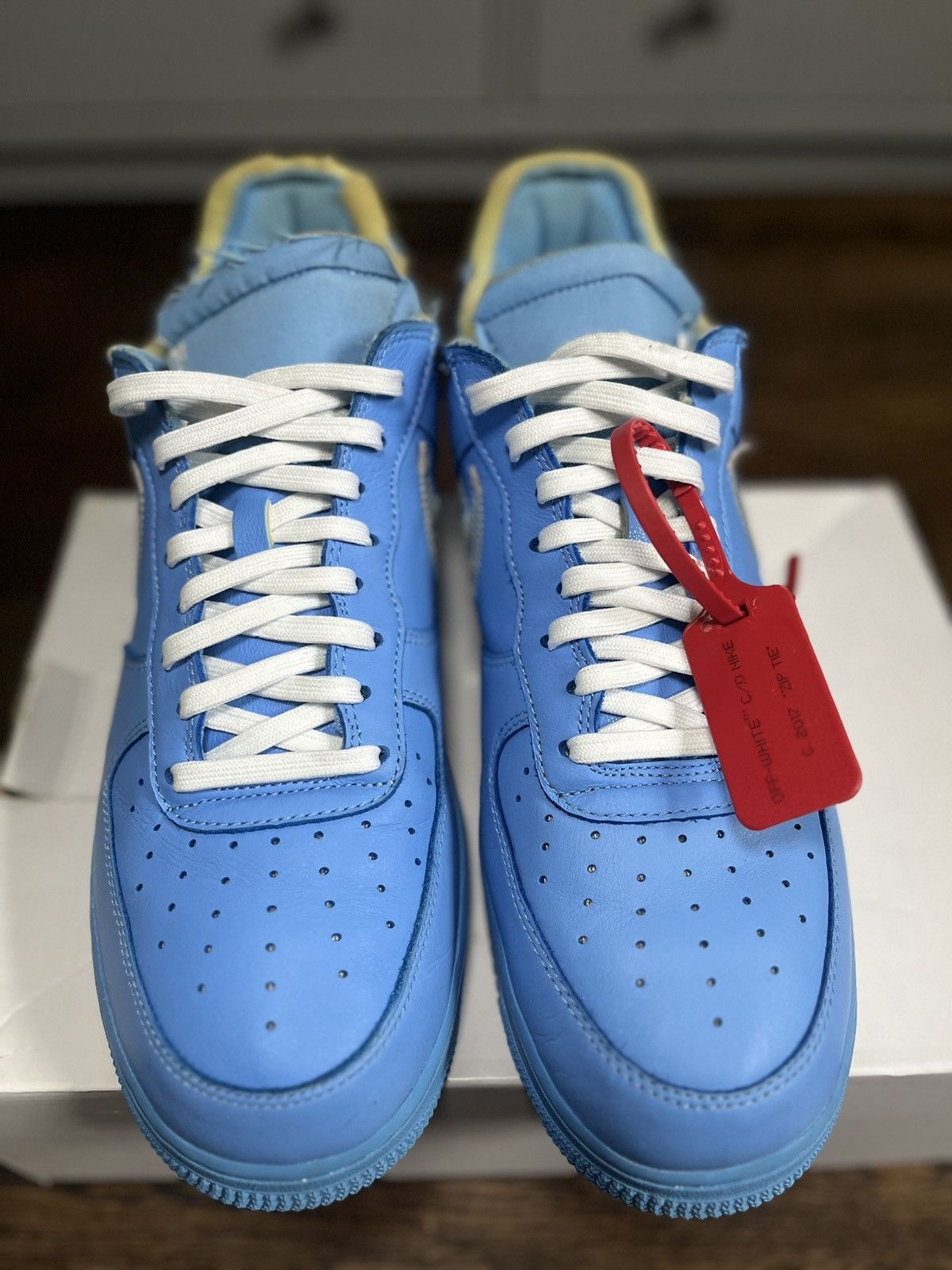 Nike × Off-White Nike Air Force 1 | Off-White “MCA” Size US 11.5 / EU 44-45 - 2 Thumbnail