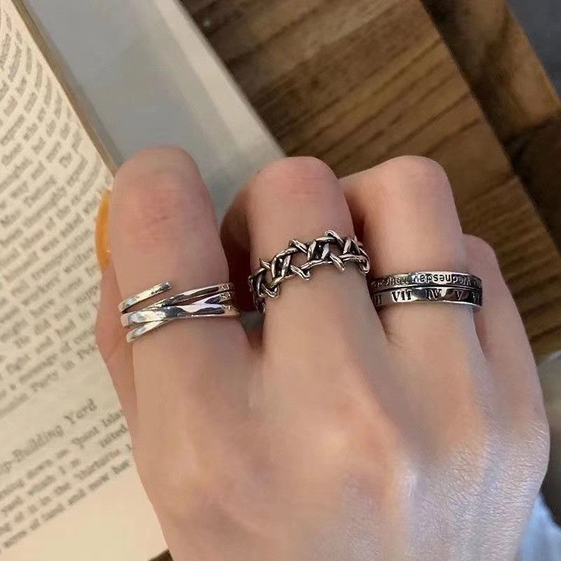 Jewelry New Design Jewelry Rings Open Size Chrome Ring (Size 7-13) Size ONE SIZE - 1 Thumbnail