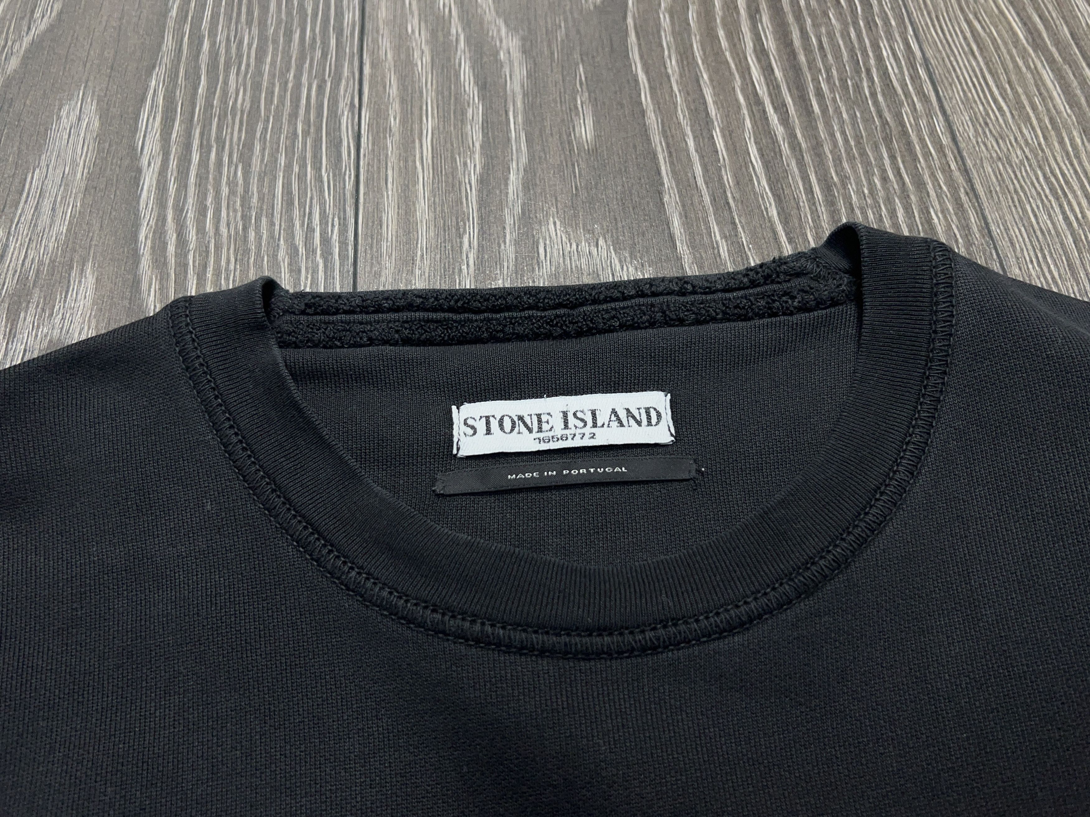 Stone Island Stone Island 2009 Black Cotton Sweatshirt Pullover Size L Size US L / EU 52-54 / 3 - 2 Thumbnail