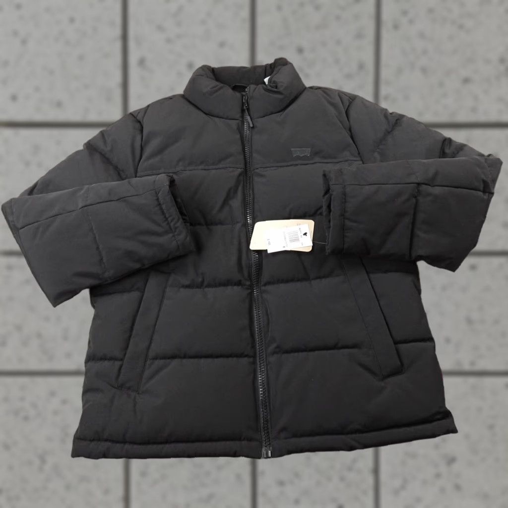 Levi's Levi's Jacket Mens M Black Quilted Puffer Coat Full Zip Insulated Windbreaker Size US M / EU 48-50 / 2 - 1 Thumbnail