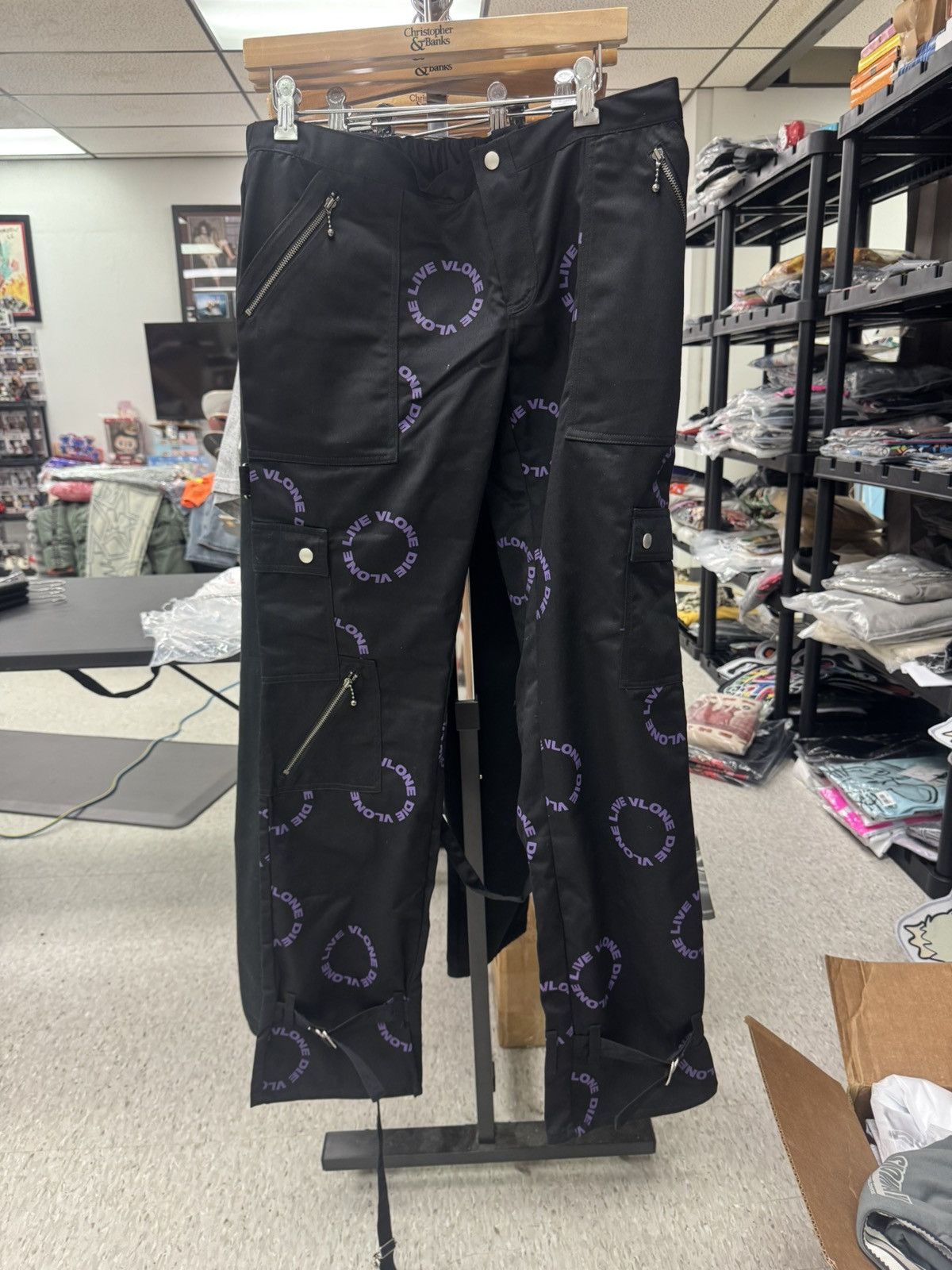 Vlone VLONE Purple Bondage Pants Sz XL Size US 36 / EU 52 - 1 Thumbnail