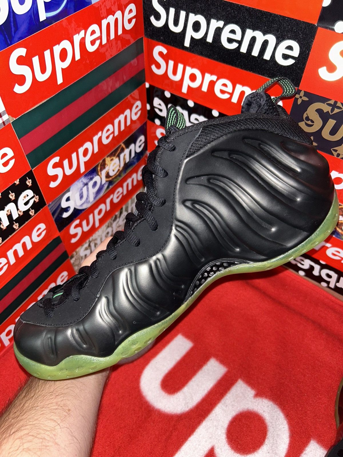 Nike Nike Air Foamposite One Green Goblin (HOH) 314996-030 NEW Size US 12 / EU 45 - 9 Thumbnail