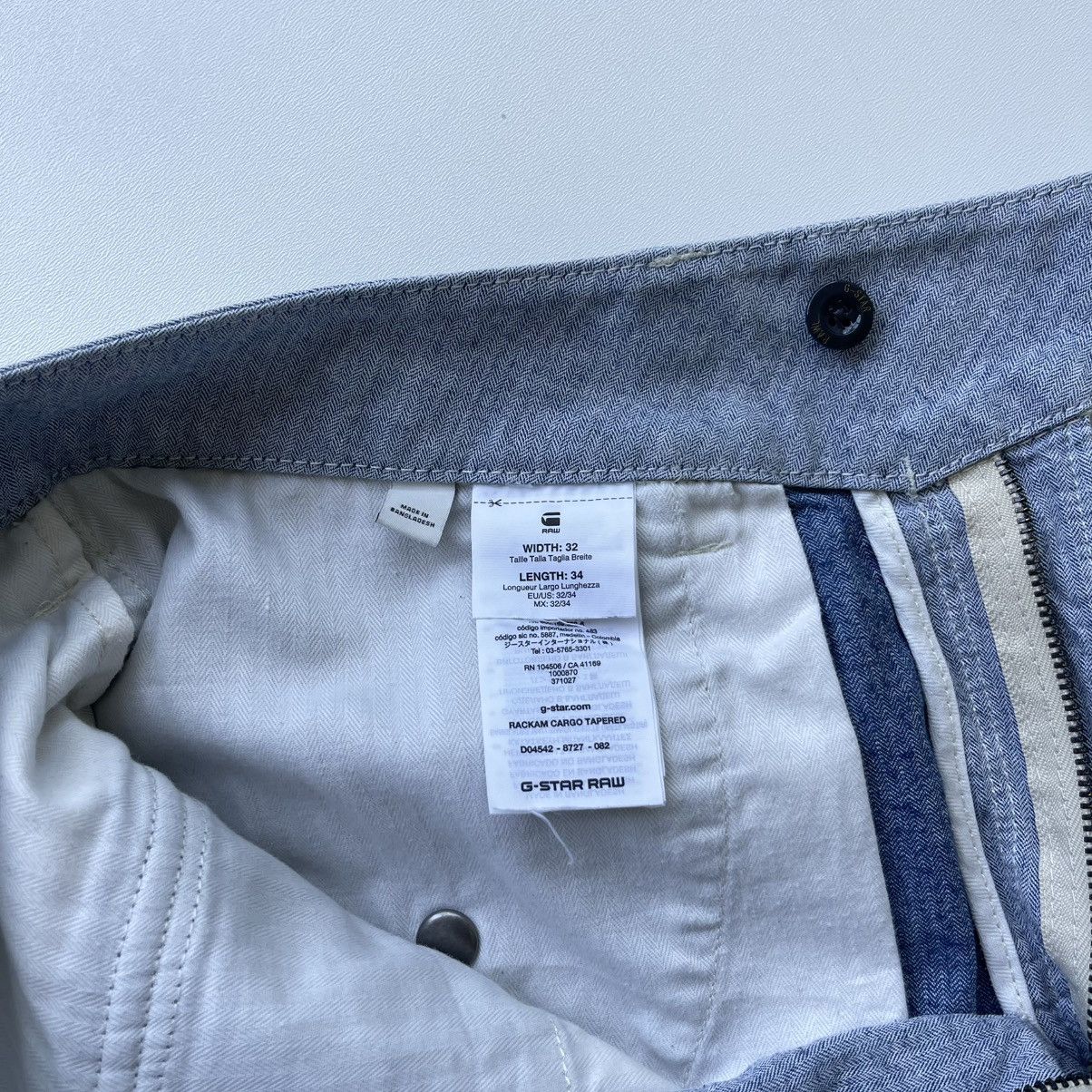 G-Star G-Star Raw Rackam Tapered Cargo Pants Denim Blue Size US 32 / EU 48 - 10 Thumbnail