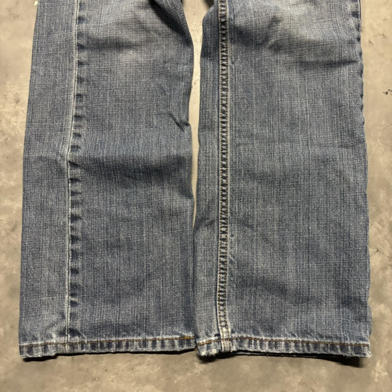Levi's × Vintage Crazy Vintage Y2K/2000s Grunge Levis Medium Wash Denim Jeans! Size US 30 / EU 46 - 6 Thumbnail