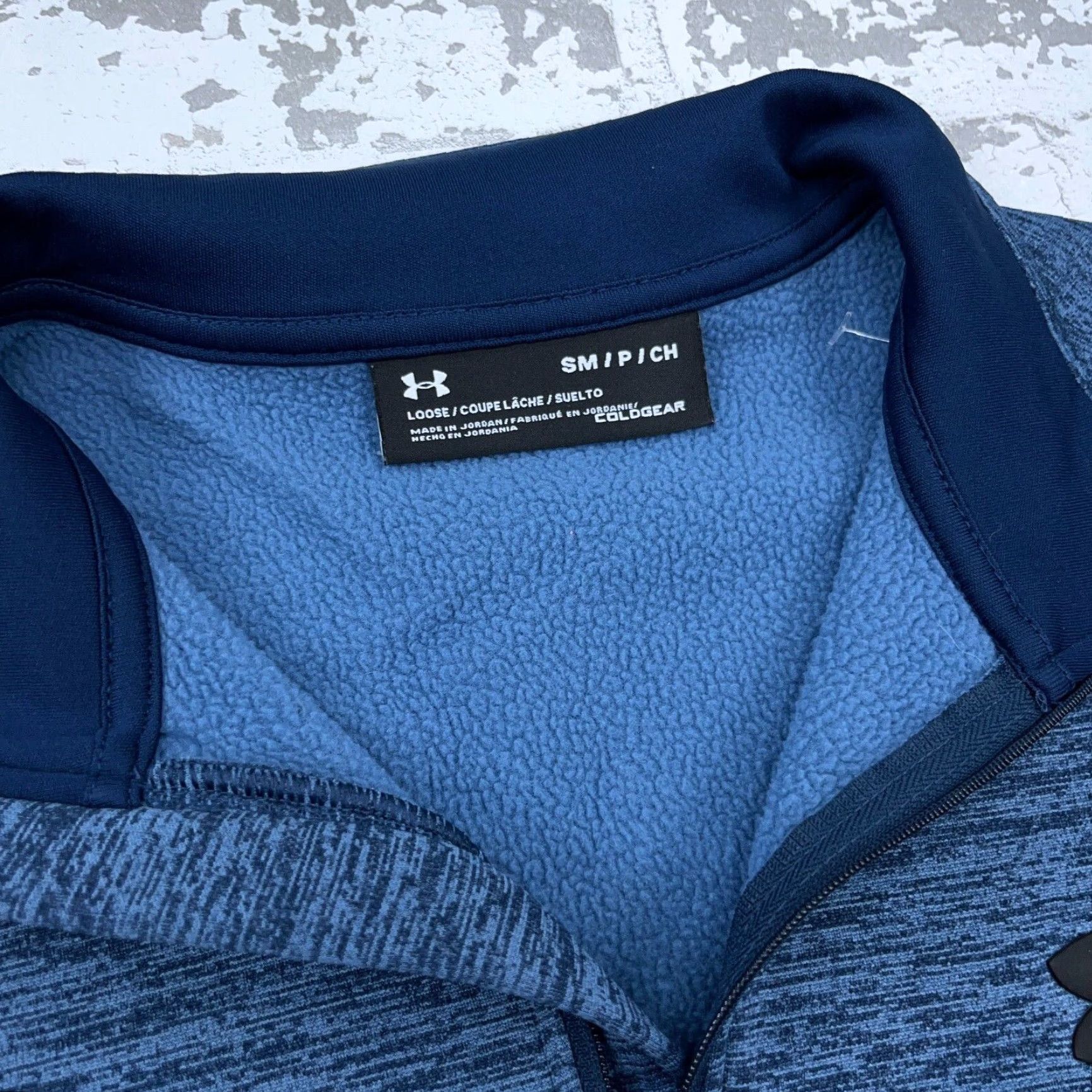 Under Armour Under Armour Sweatshirt Men Small Blue Pullover 1/4 Zip Golf Sweater Cold Gear Size US S / EU 44-46 / 1 - 3 Thumbnail