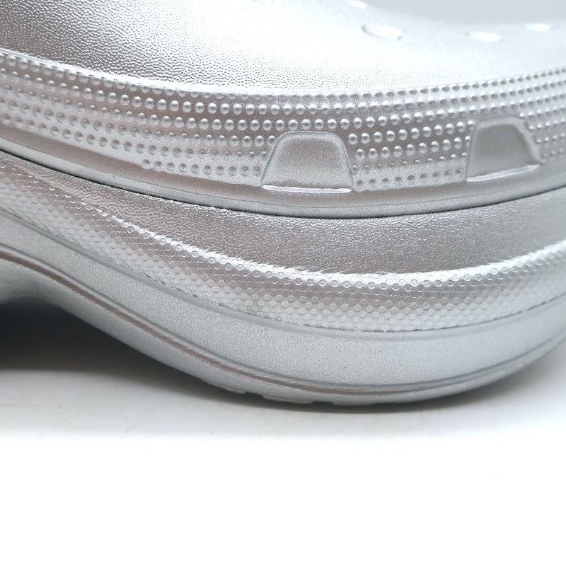 Balenciaga × Crocs Balenciaga x Crocs Platform Mules Silver Size 41 Size US 11 / IT 41 - 3 Thumbnail