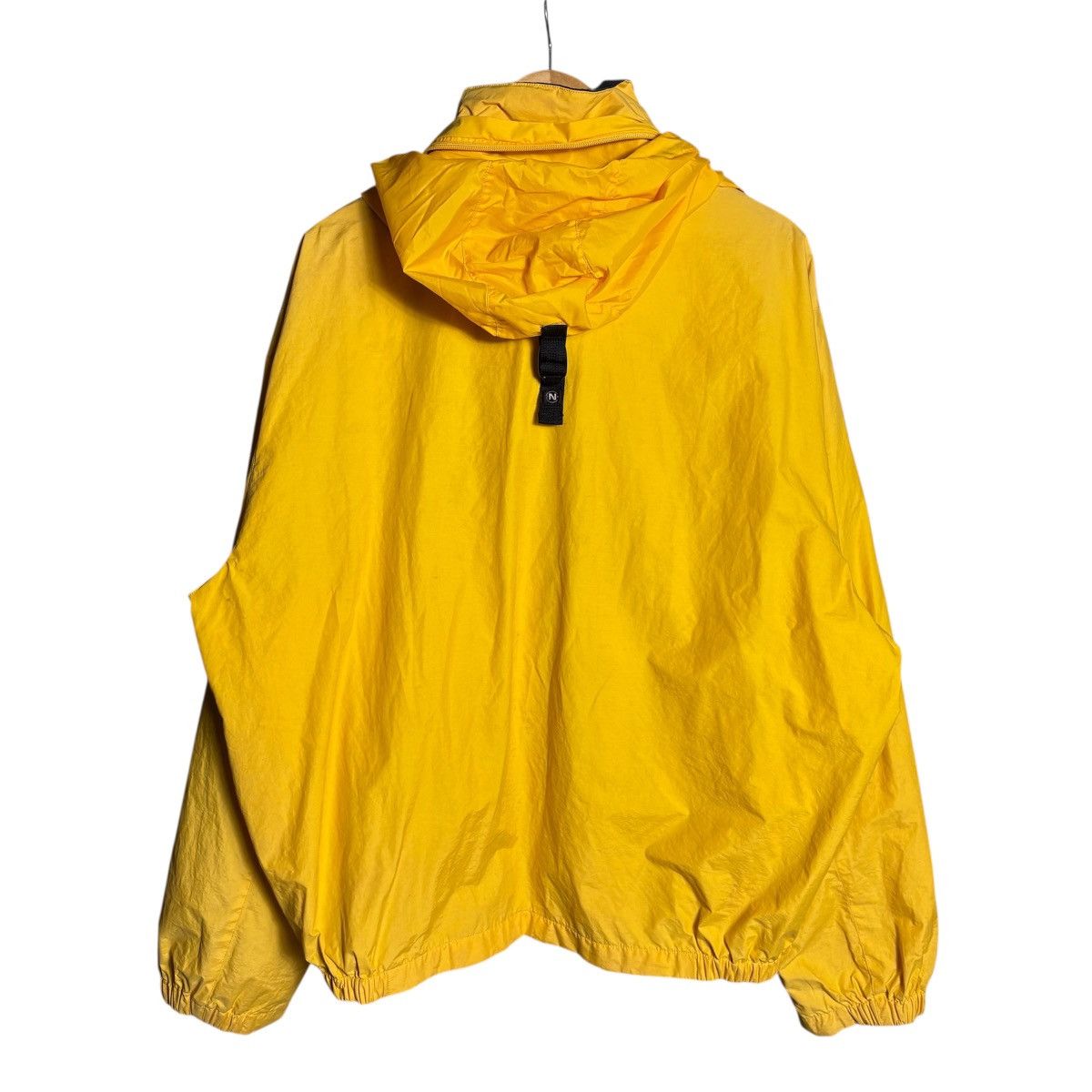 Nautica Vintage 90s Nautica Yellow Windbreaker Bomber Hoodie Jacket Size US L / EU 52-54 / 3 - 2 Thumbnail