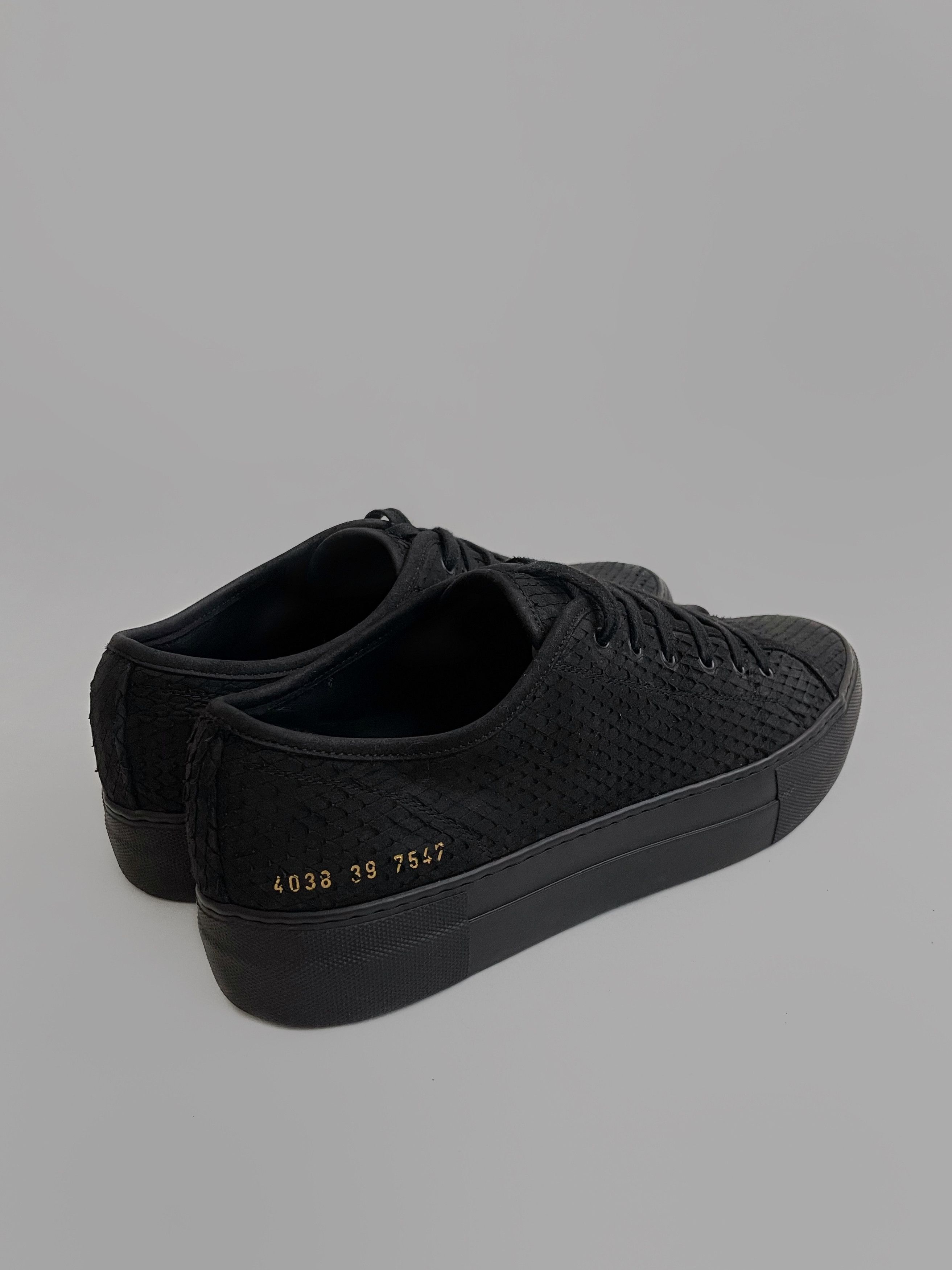 Common Projects Woman by Common project leather black shoes Size US 7.5 / IT 37.5 - 4 Thumbnail