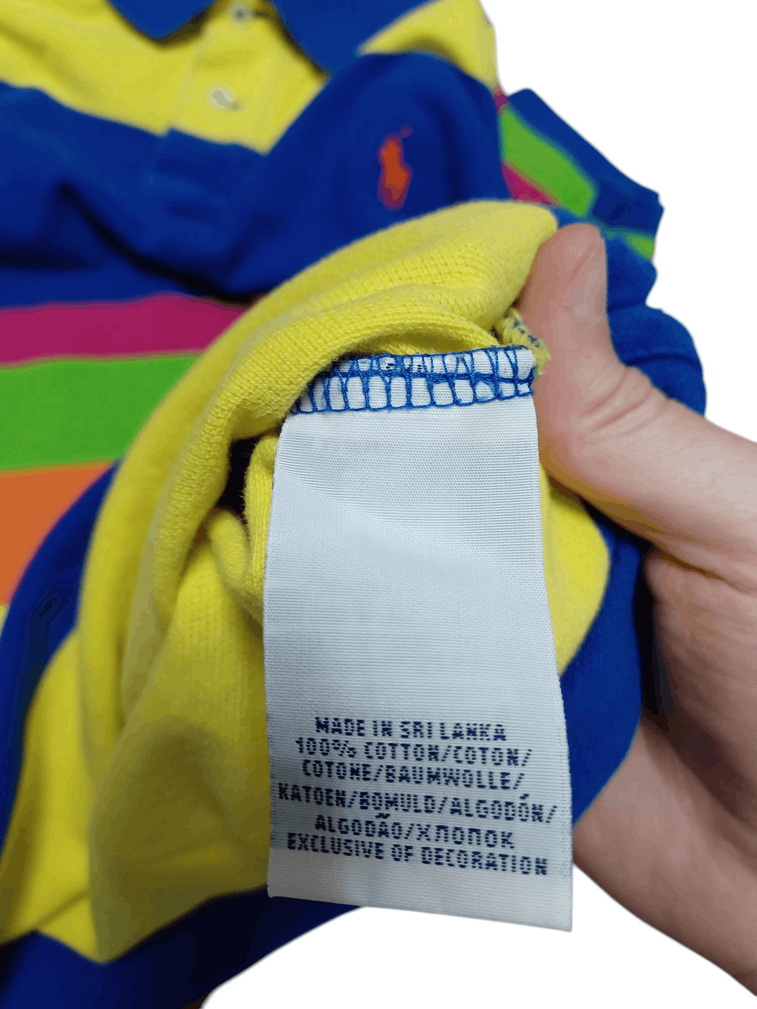 Polo Ralph Lauren POLO RALPH LAUREN VINTAGE FIRE STRIPED OLDMONEY POLO SHIRT Size US XL / EU 56 / 4 - 4 Thumbnail