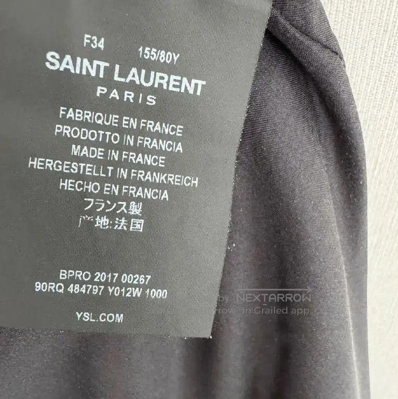 Yves Saint Laurent YSL Black Women's Dress Size S . Size S / US 4 / IT 40 - 4 Thumbnail