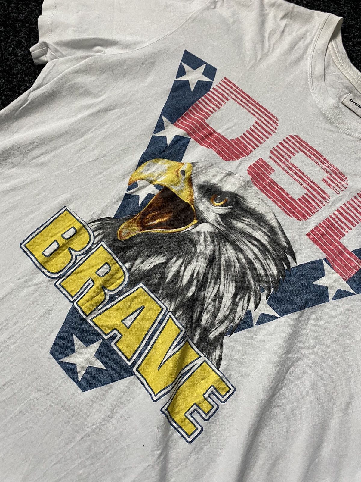 Diesel × Vintage VNTG Diesel American Eagle Tee 90s very rare Streetwear Size US XL / EU 56 / 4 - 6 Thumbnail