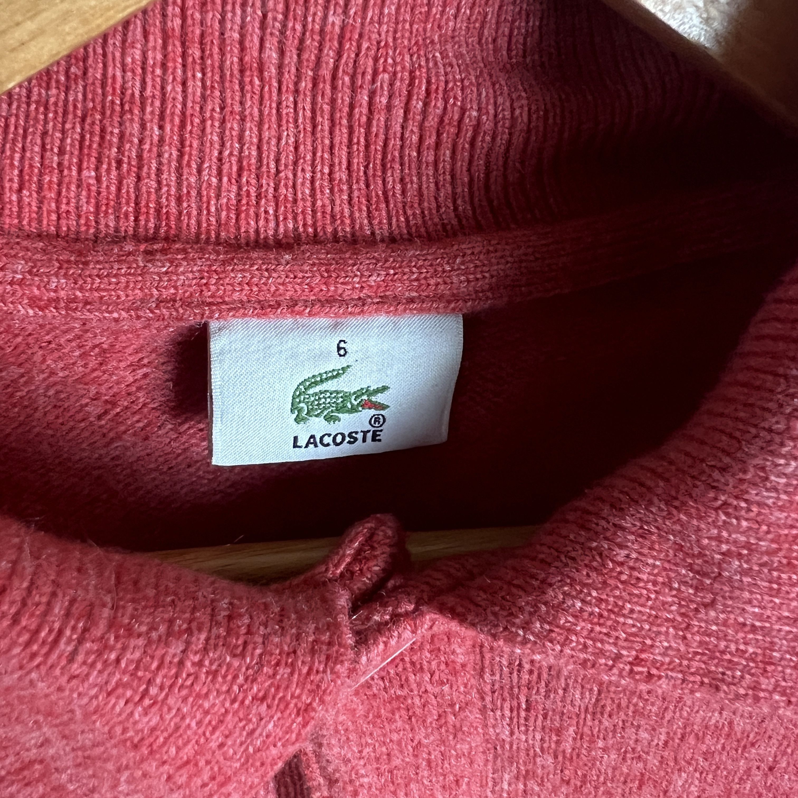 Lacoste Lacoste Sweater Men's 1/3 Size 6 Red Long Sleeve Size US L / EU 52-54 / 3 - 4 Thumbnail