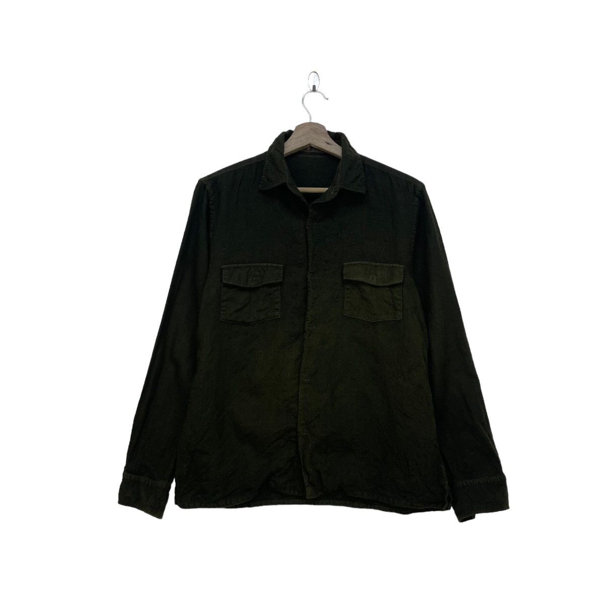 Yohji Yamamoto 🔥Yohji Yamamoto Ys For Men Snap Button Jacket Size US S / EU 44-46 / 1 - 1 Thumbnail