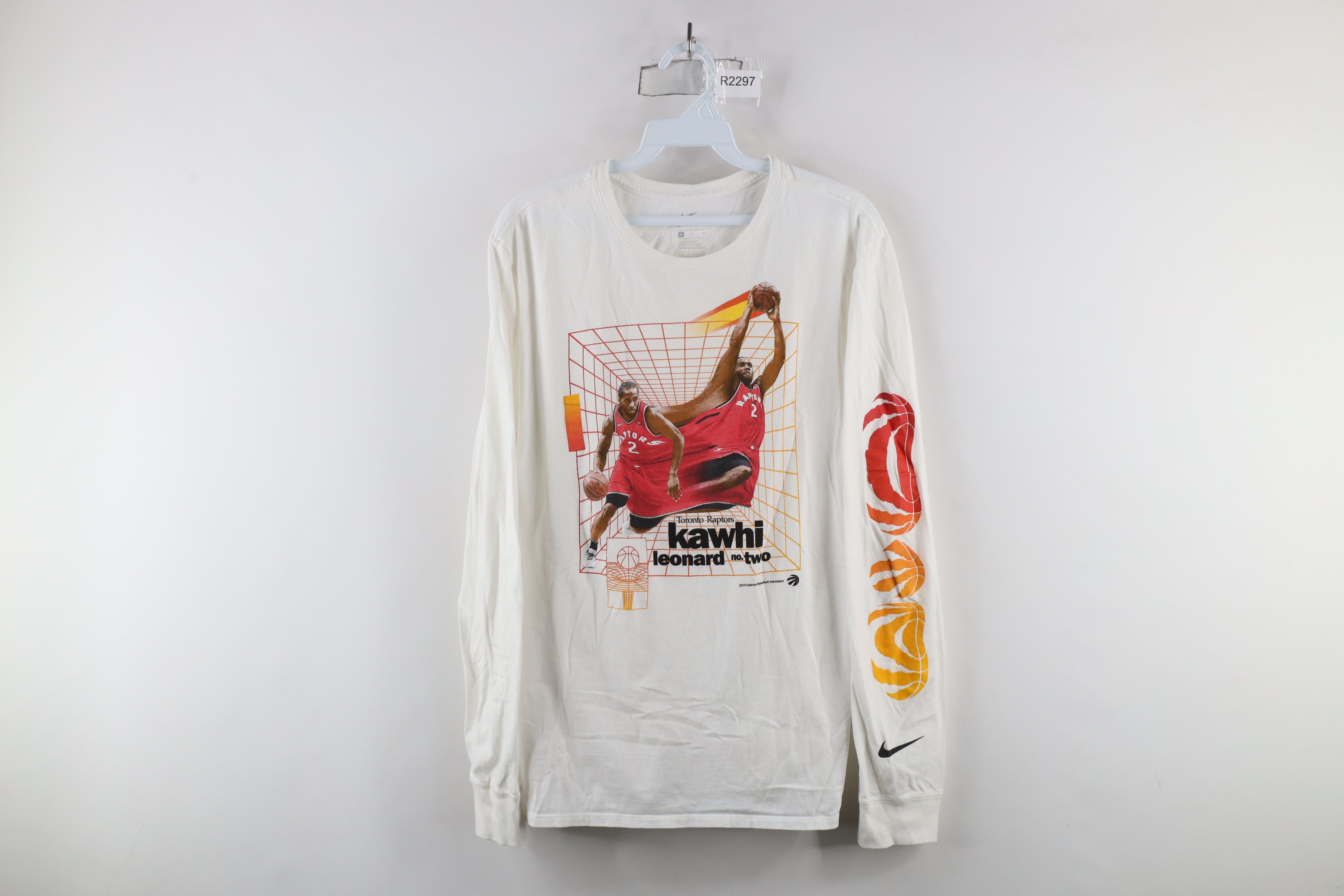 Nike × Vintage Nike Leonard Toronto Raptors Basketball Long Sleeve T-Shirt Size US M / EU 48-50 / 2 - 1 Thumbnail