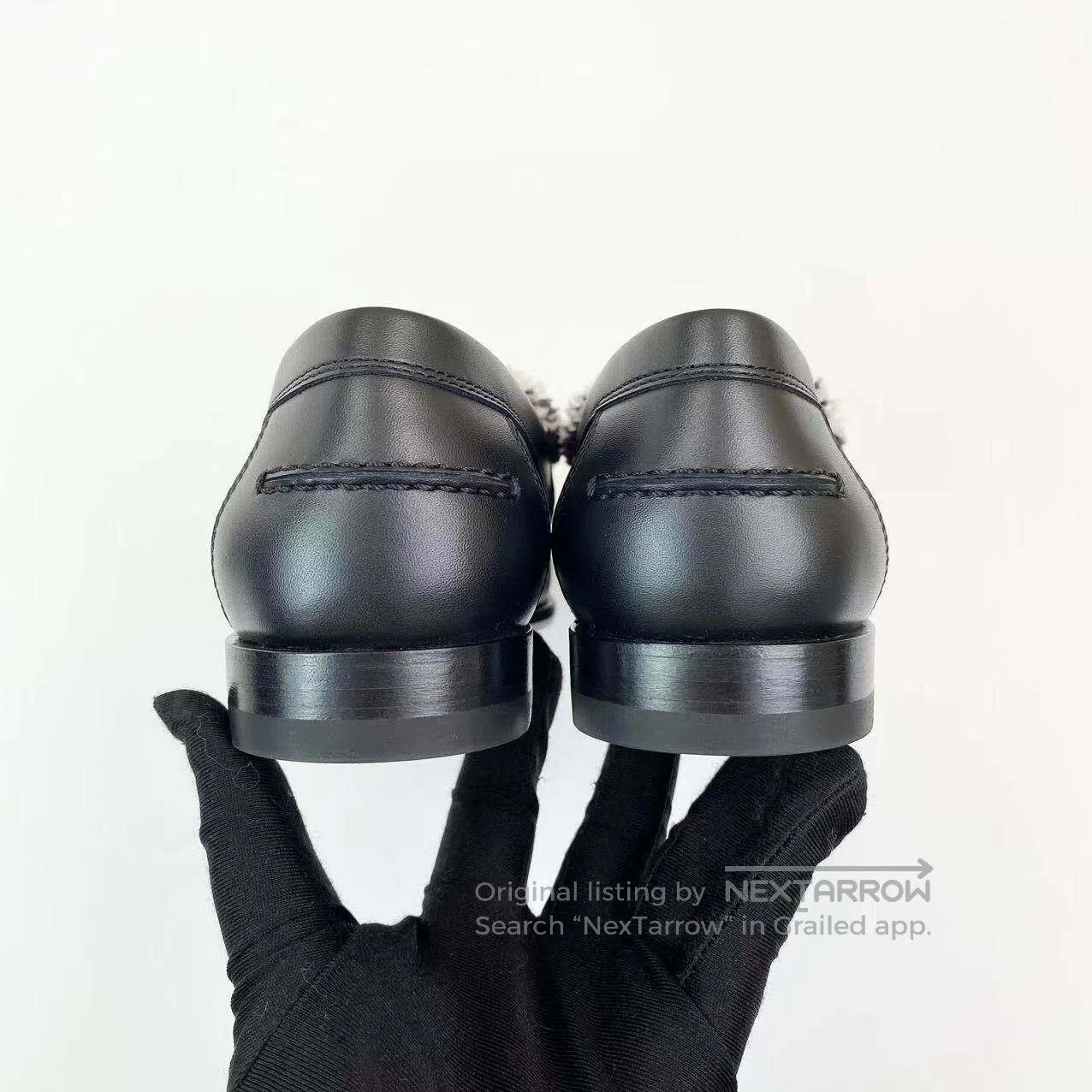 Hermes Hermes Destin black and white color-blocked Kelly buckle l Size US 5.5 / IT 35.5 - 6 Thumbnail