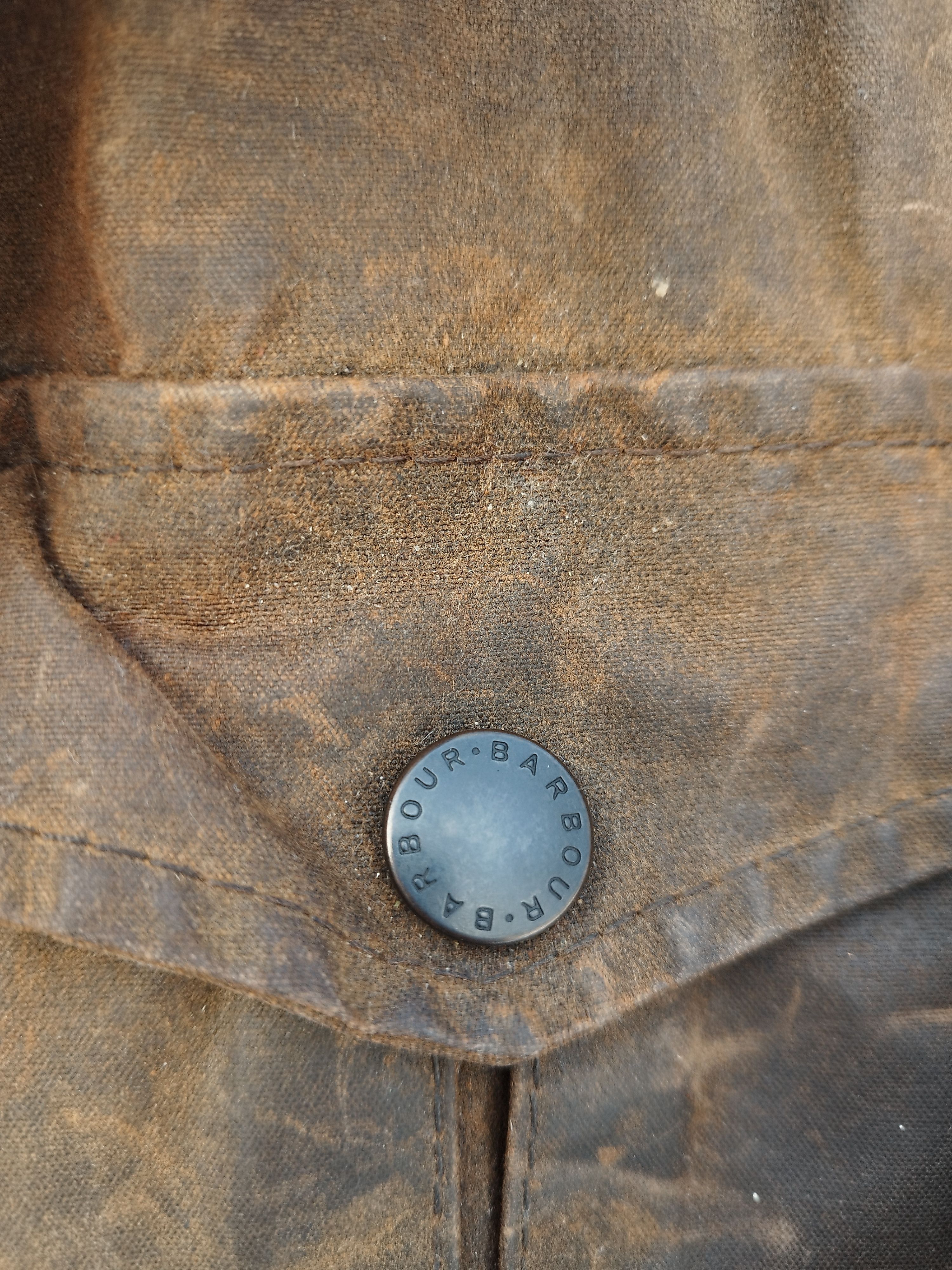 Barbour Barbour A1550 Bushman Waxed Cotton Jacket Brown Size M Size US M / EU 48-50 / 2 - 12 Thumbnail