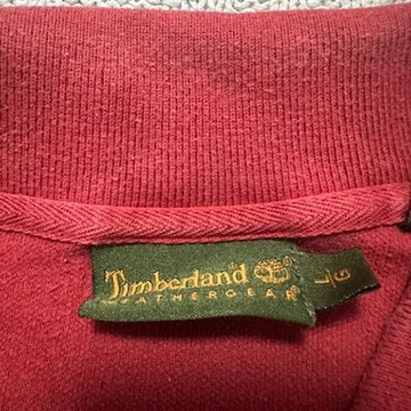 Timberland Timberland red short sleeve polo size L Size US L / EU 52-54 / 3 - 4 Thumbnail