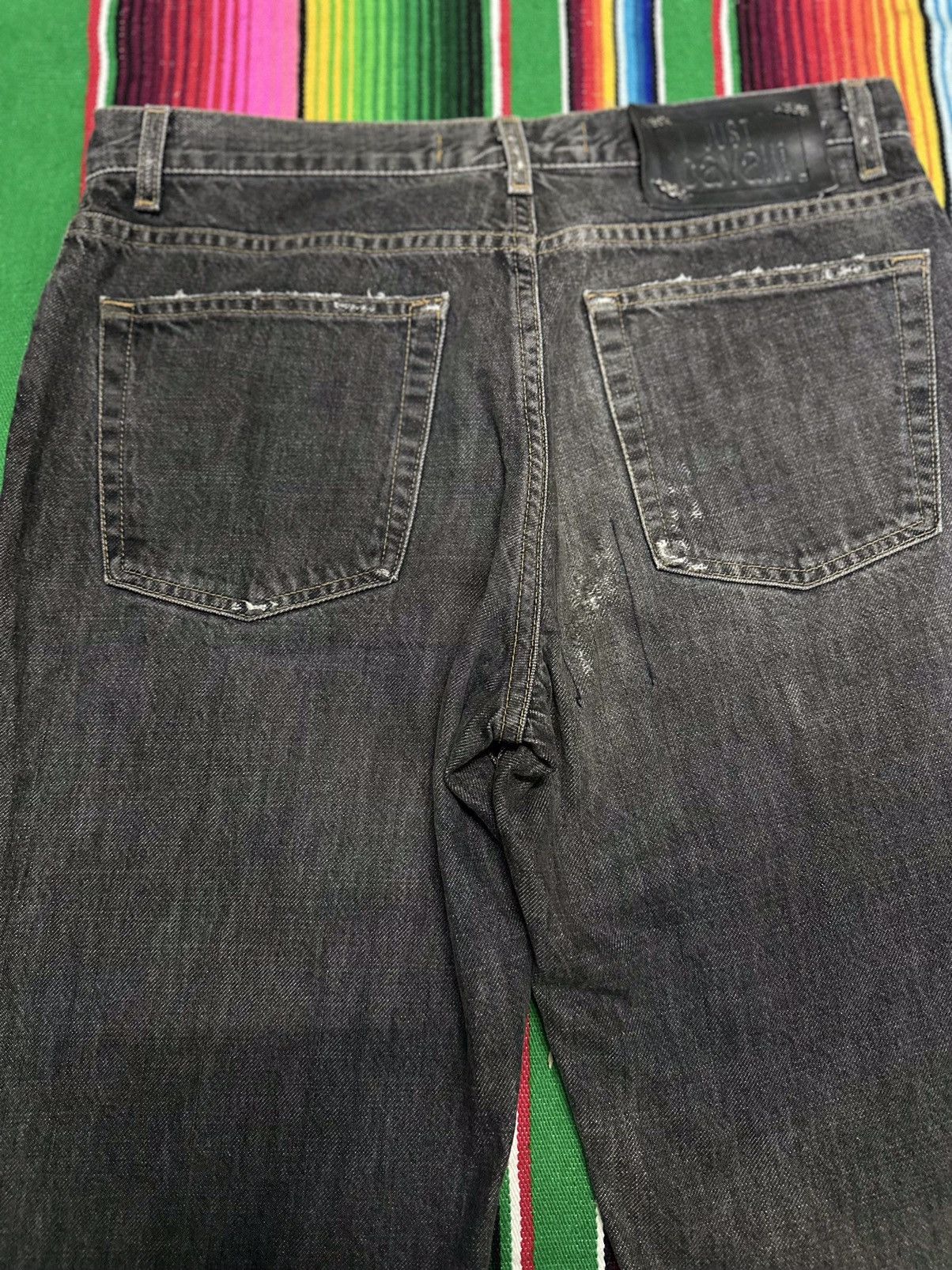 Kapital 💥 Flare Bootcut💥 Just Cavali Distress Design💥 Size US 30 / EU 46 - 13 Thumbnail