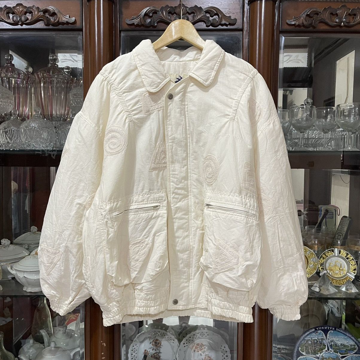 Issey Miyake Vintage HAI sporting gear embroidered bomber by issey miyake Size US M / EU 48-50 / 2 - 1 Thumbnail