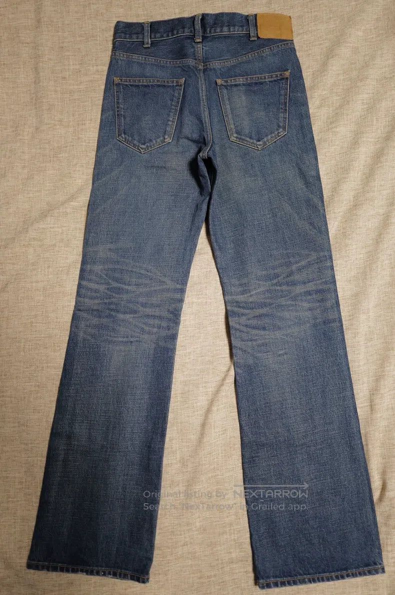 Celine CELINE Blue Washed Flared Jeans Size US 27 - 2 Thumbnail