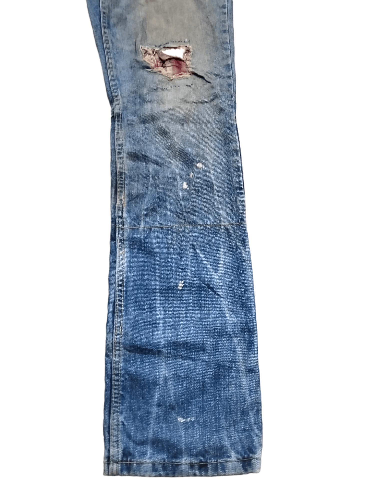 PPFM Flare PPFM Distressed Custom Pants Design Punk Style Size US 32 / EU 48 - 4 Thumbnail