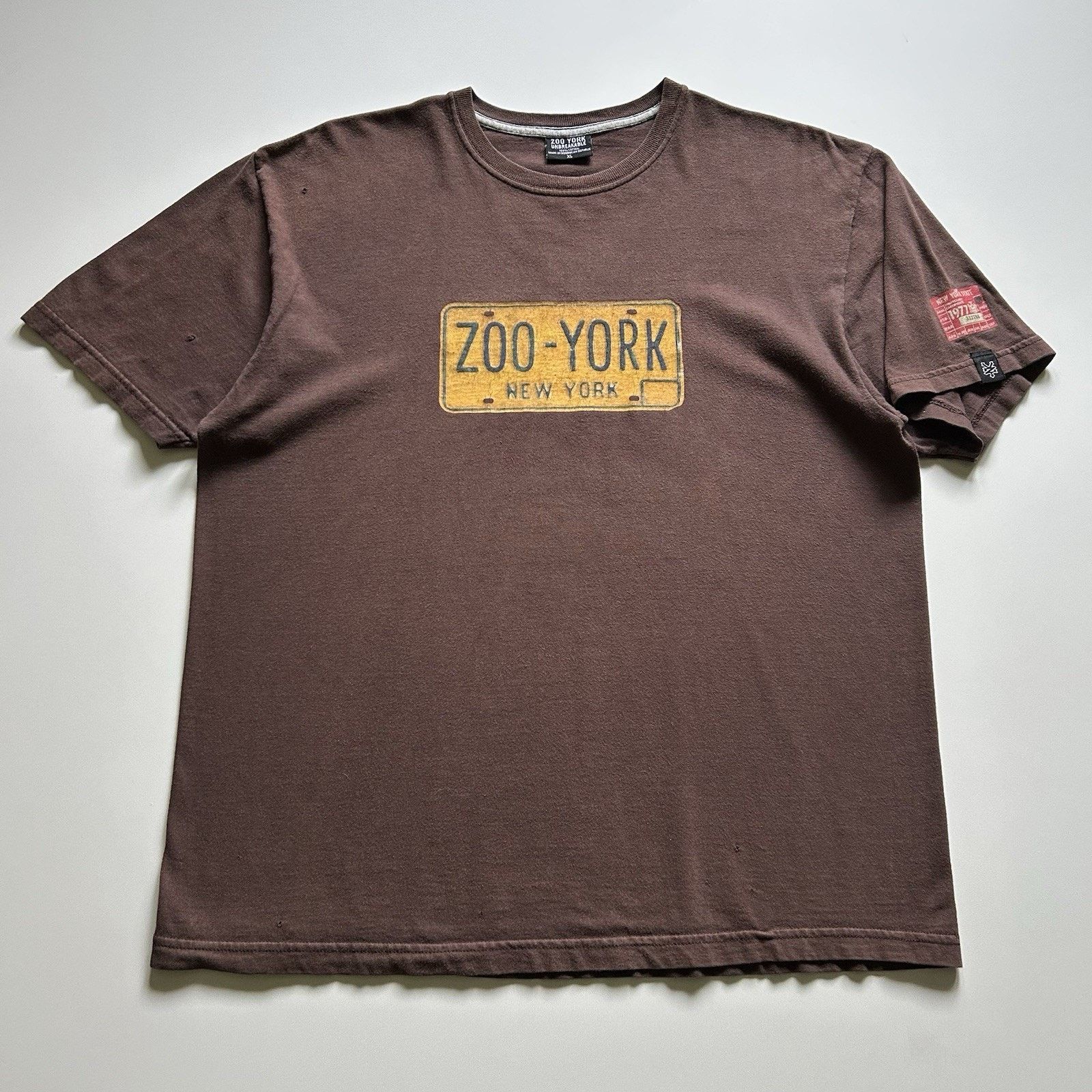 Vintage Zoo York T-Shirt XL Y2K Skateboarding Promo New York