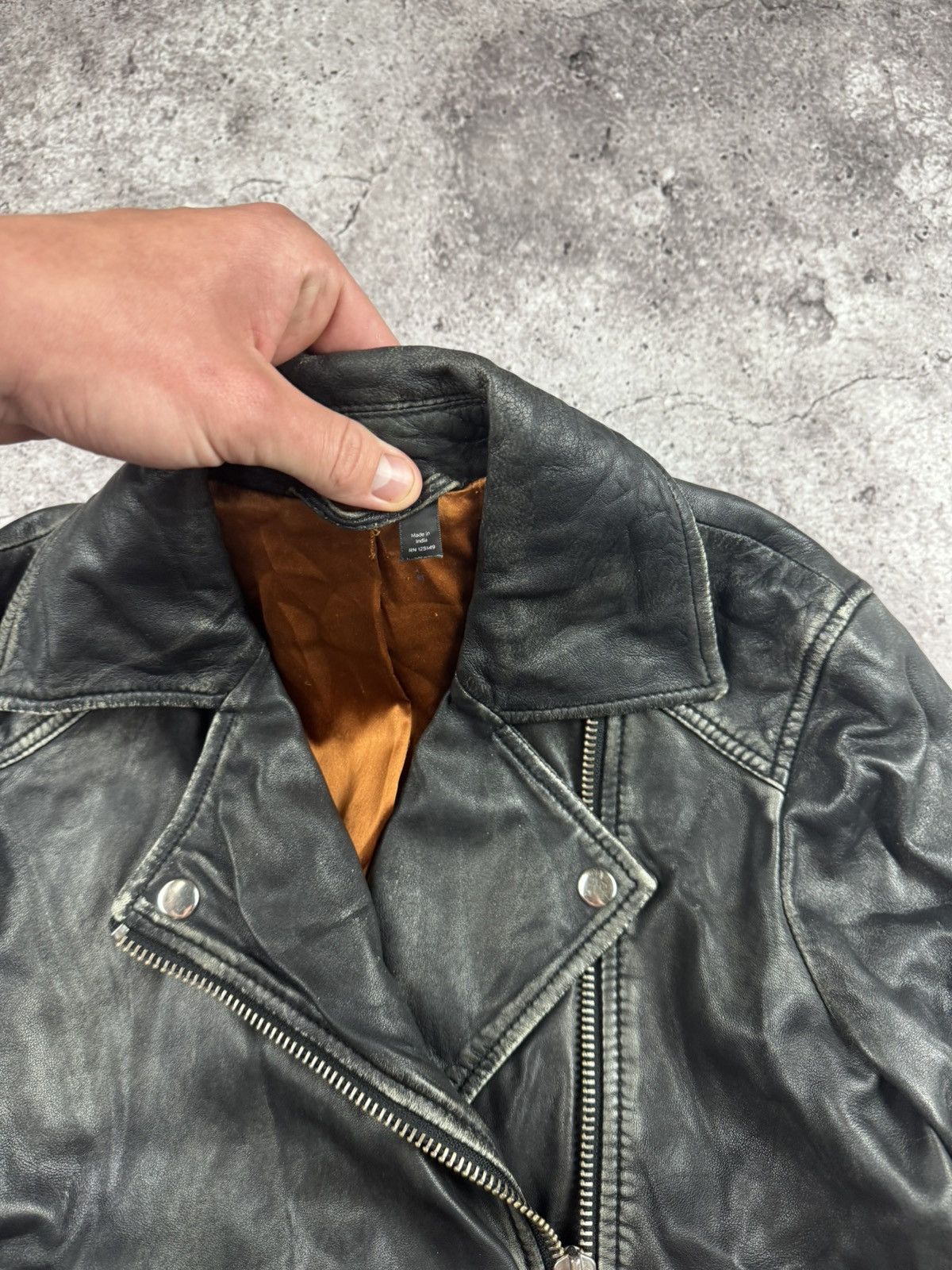 Hysteric Glamour Vintage y2k distressed leather opium avant garde jacket Size M / US 6-8 / IT 42-44 - 5 Thumbnail