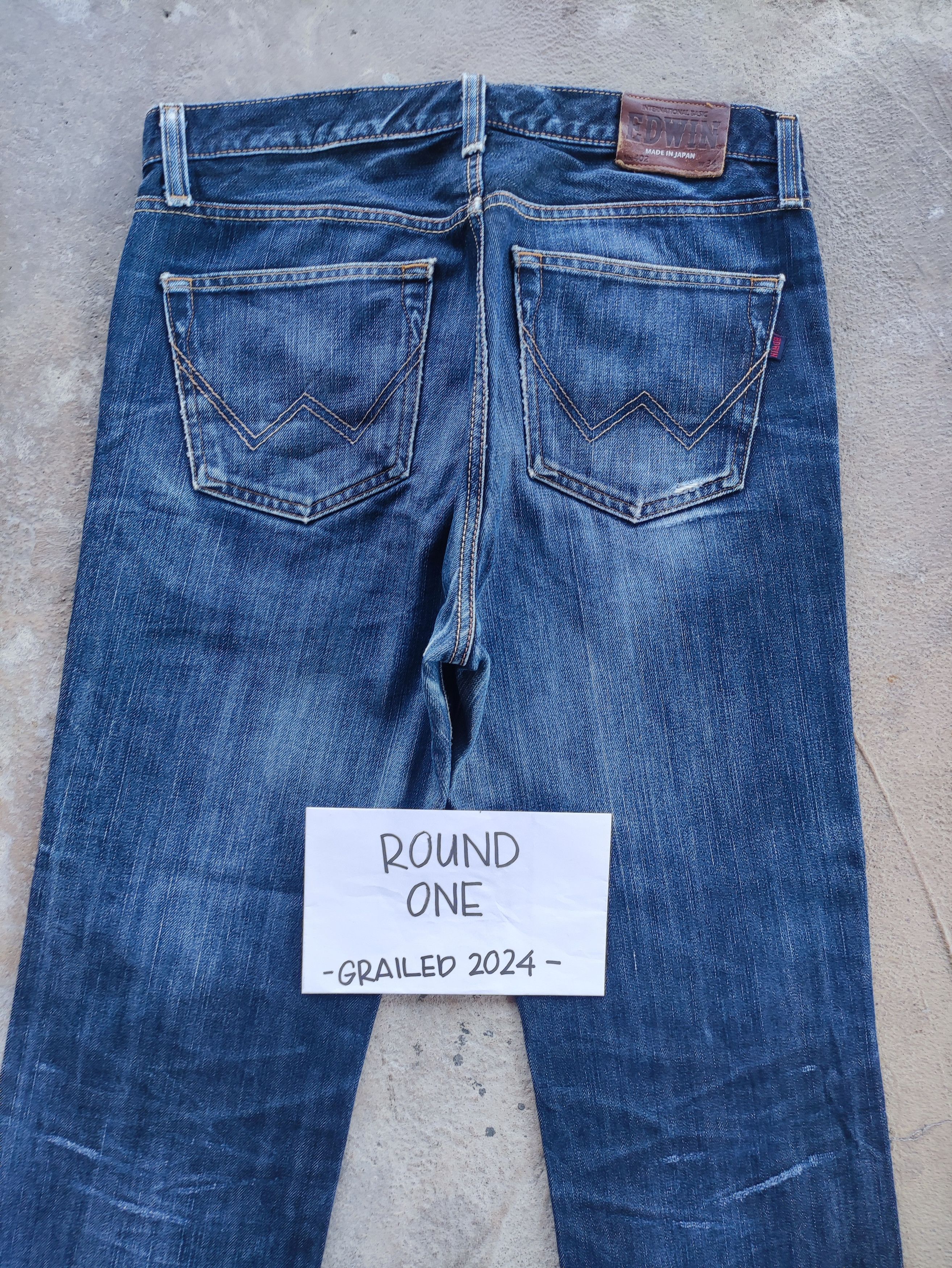 Edwin × Japanese Brand Vintage Edwin Jeans Japan Distressed Faded Denim Pants W34 Size US 34 / EU 50 - 13 Thumbnail