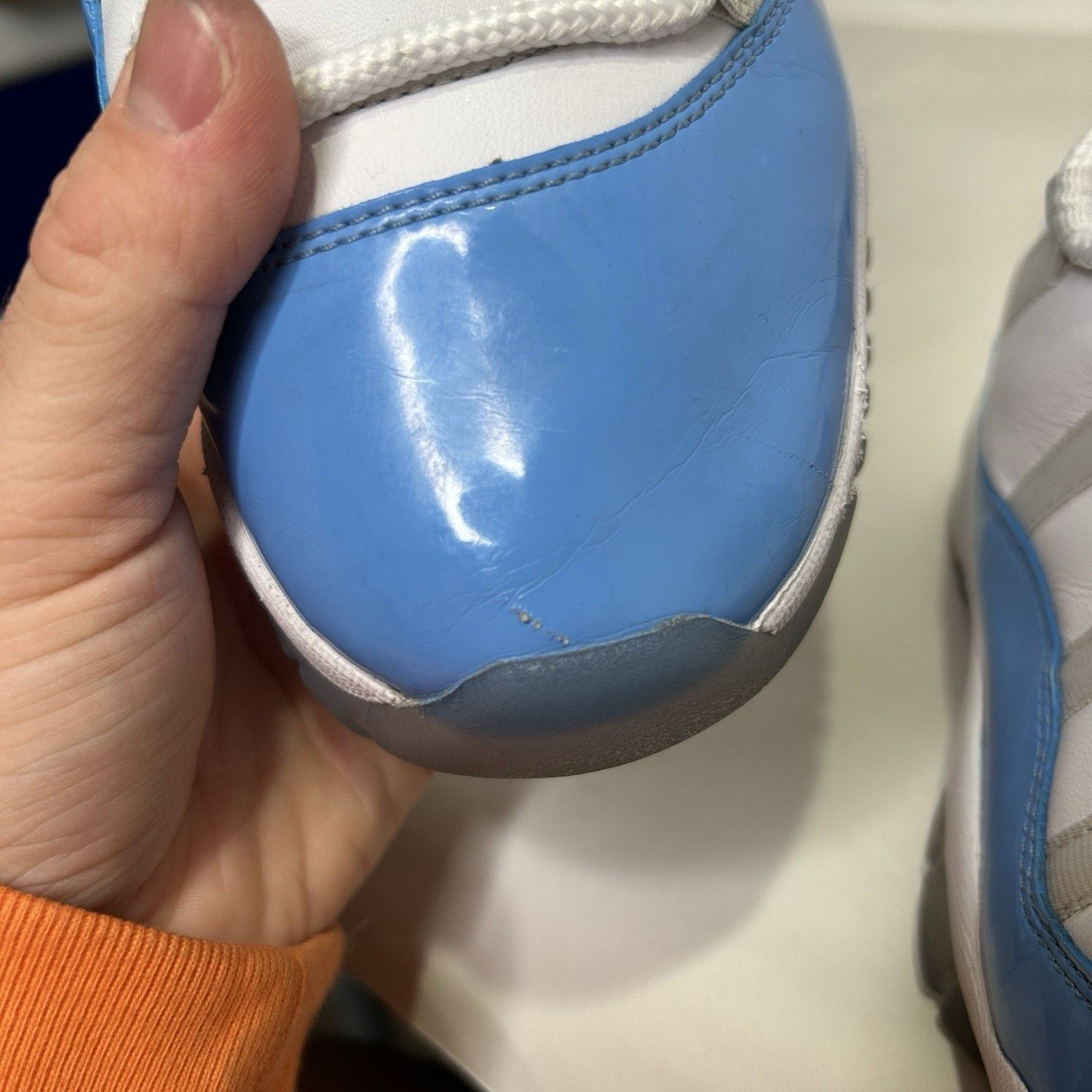 Nike Nike Air Jordan 11 Retro Low “UNC/University Blue White” Size US 9.5 / EU 42-43 - 12 Thumbnail
