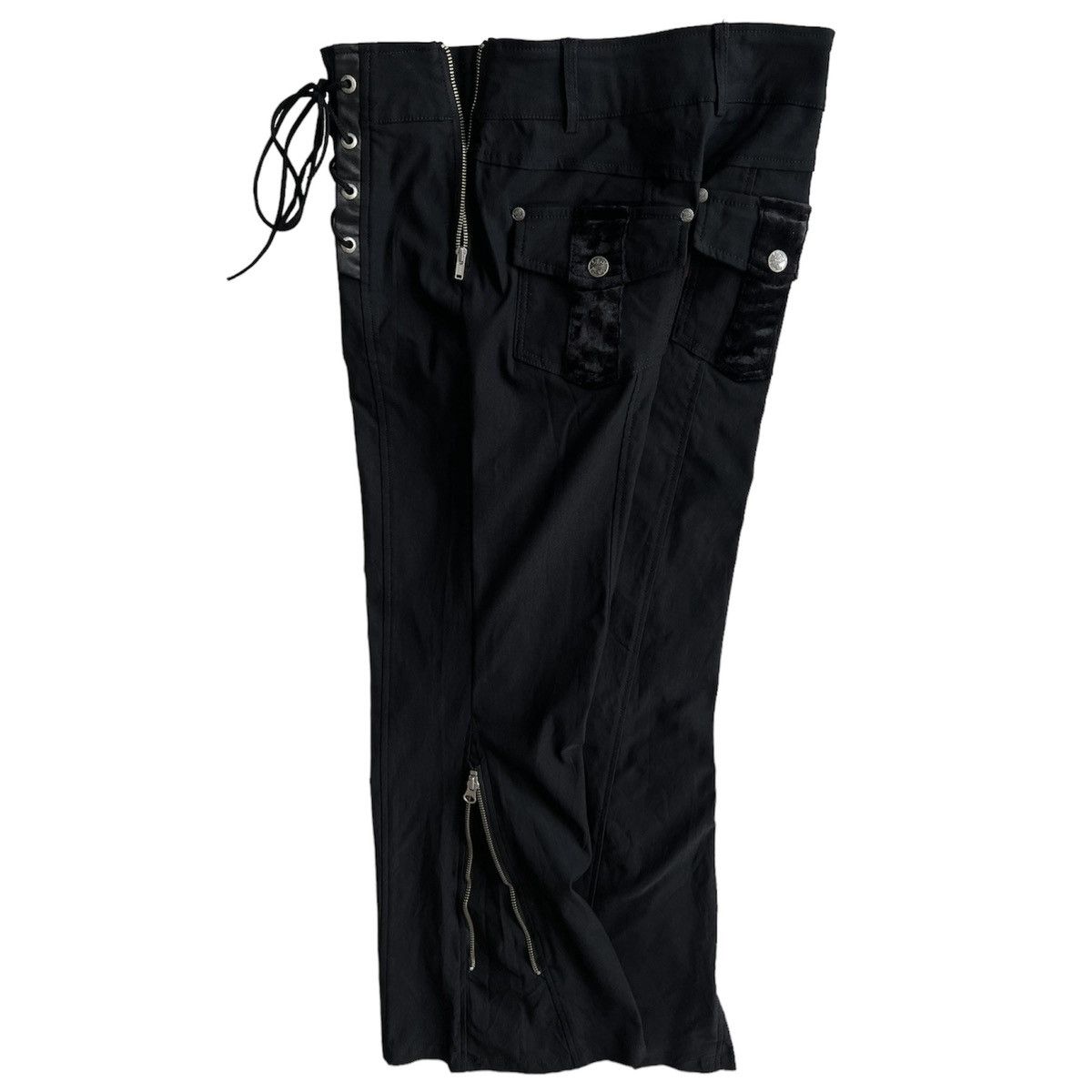 If Six Was Nine × Japanese Brand × Le Grande Bleu (L.G.B.) OZZ ON GOTHIC PANTS SIDE ZIP Size 26" / US 2 / IT 38 - 8 Thumbnail